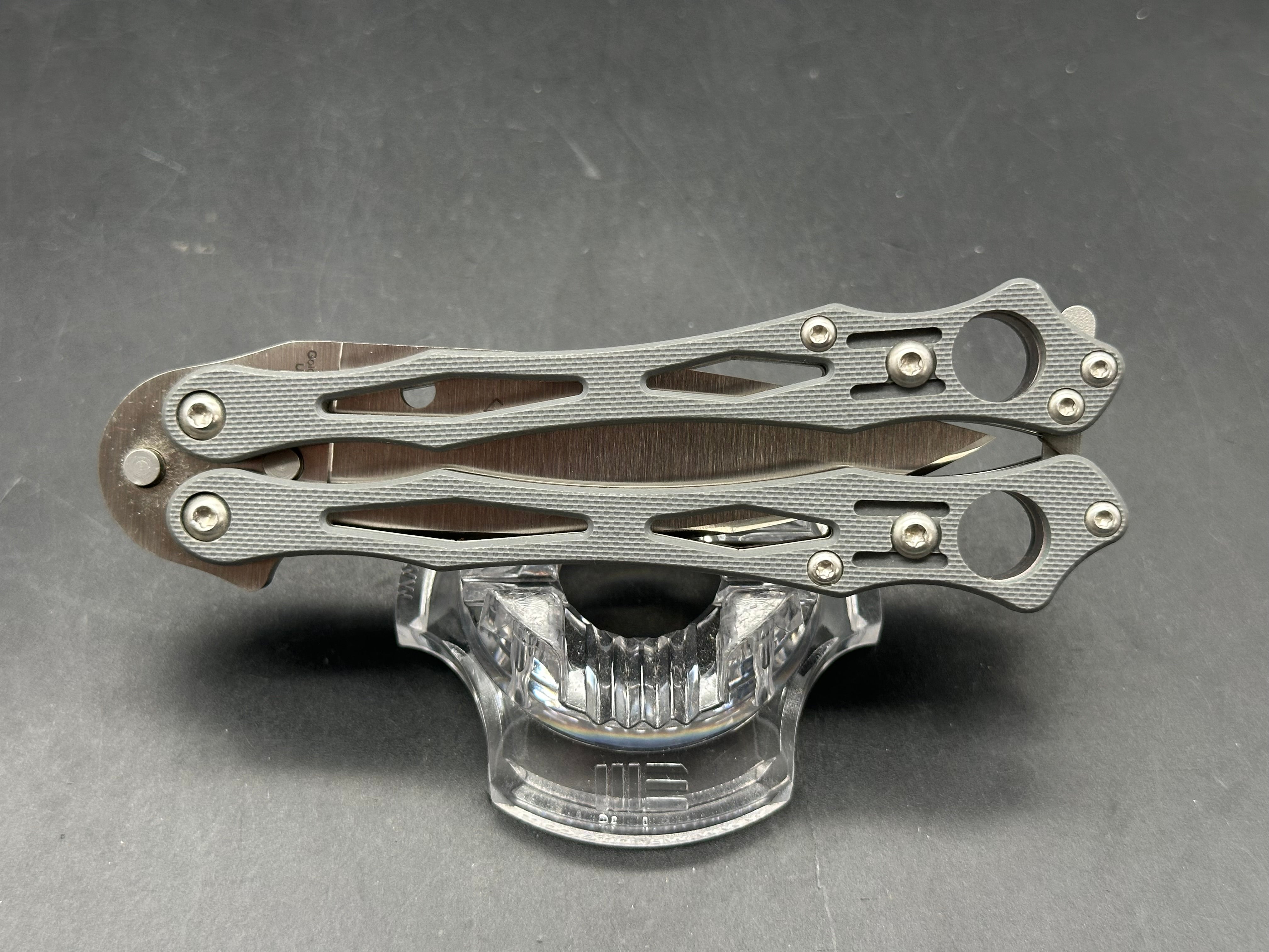 Spyderco Smallfly Gray G-10 CPM-Cruwear blade, RARE