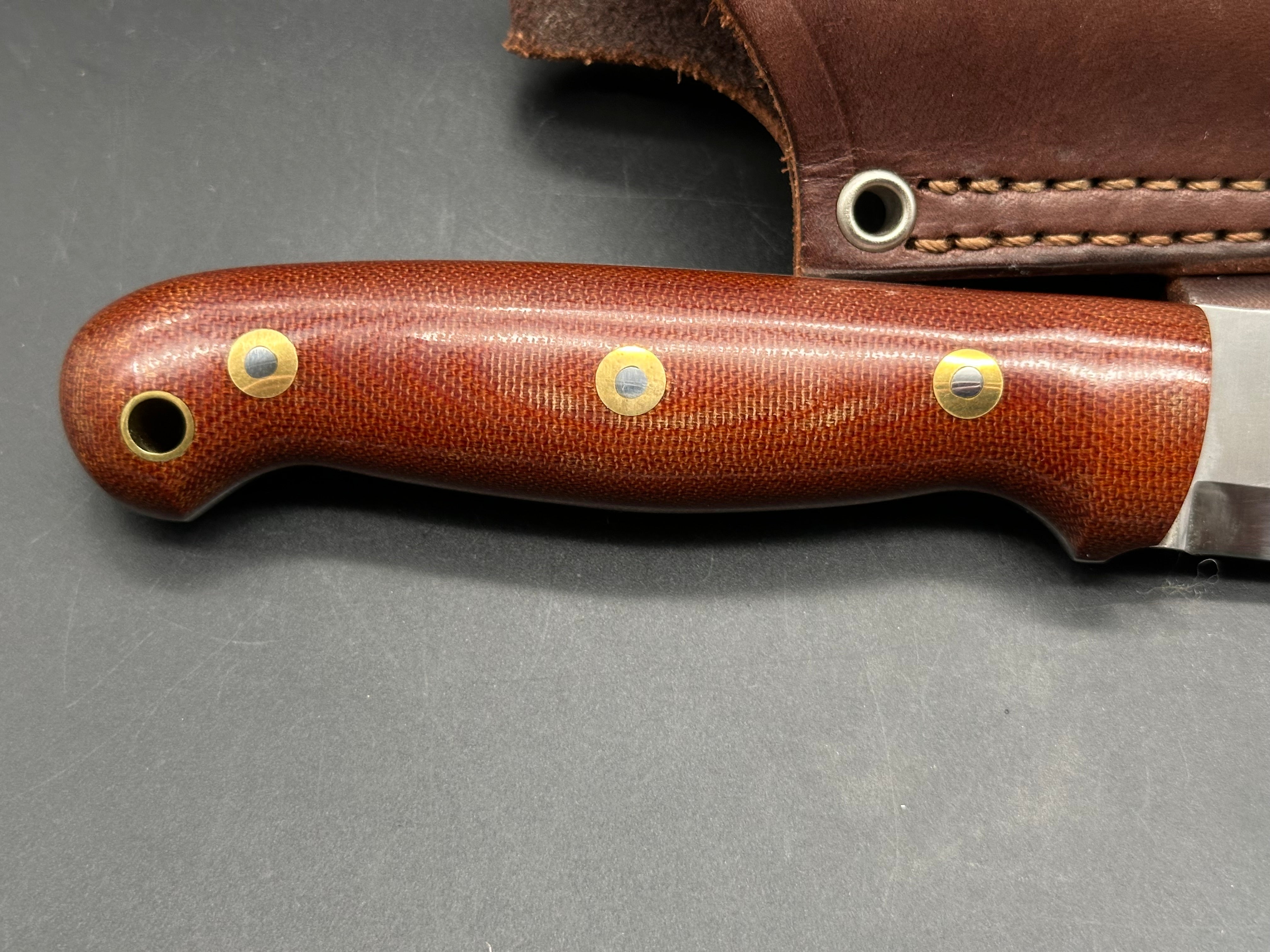 L. T. Wright GNS Scandi grind Fixed blade knife