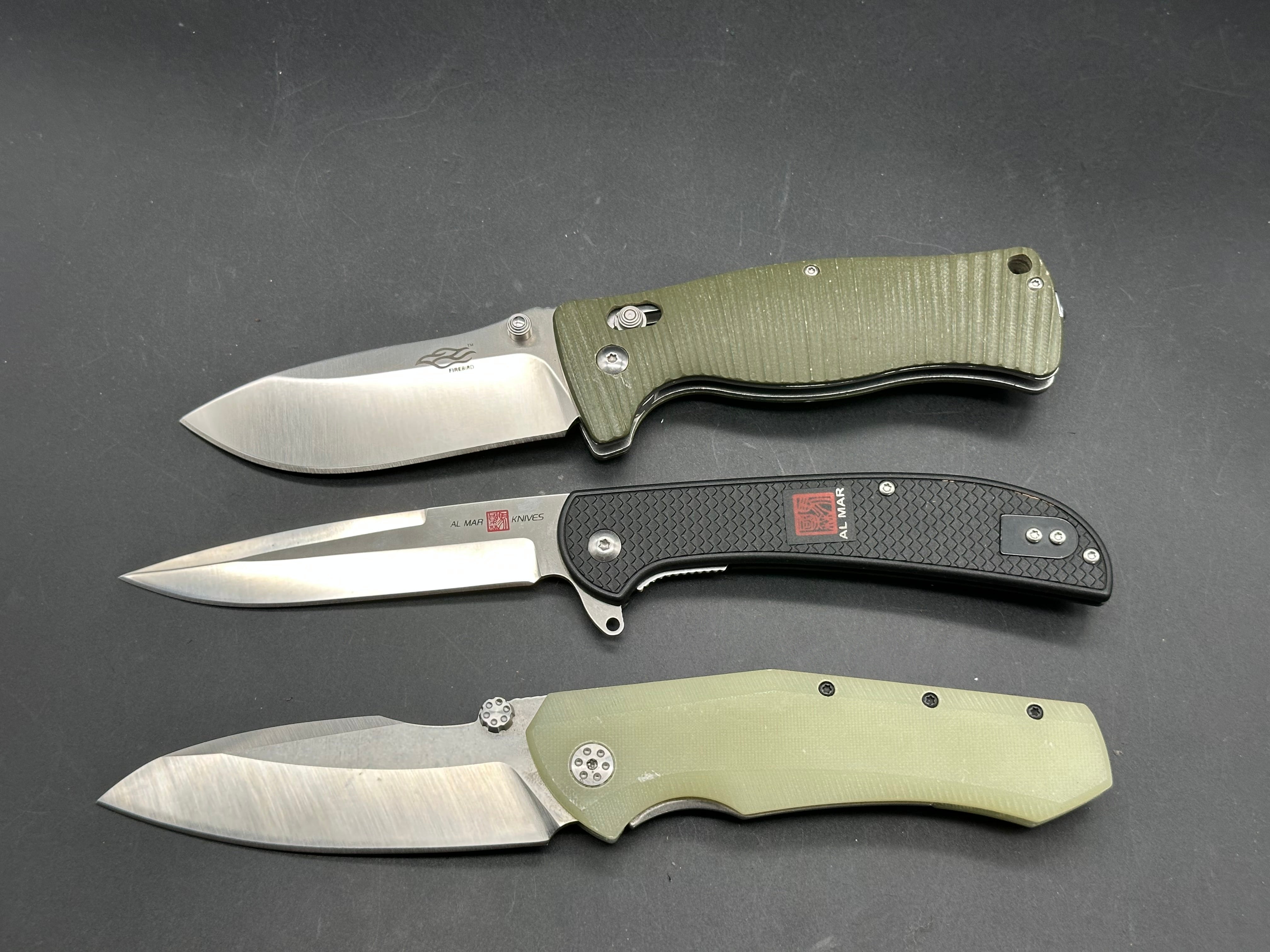 3 knife deal Al Mar, Ganzo & Unknown