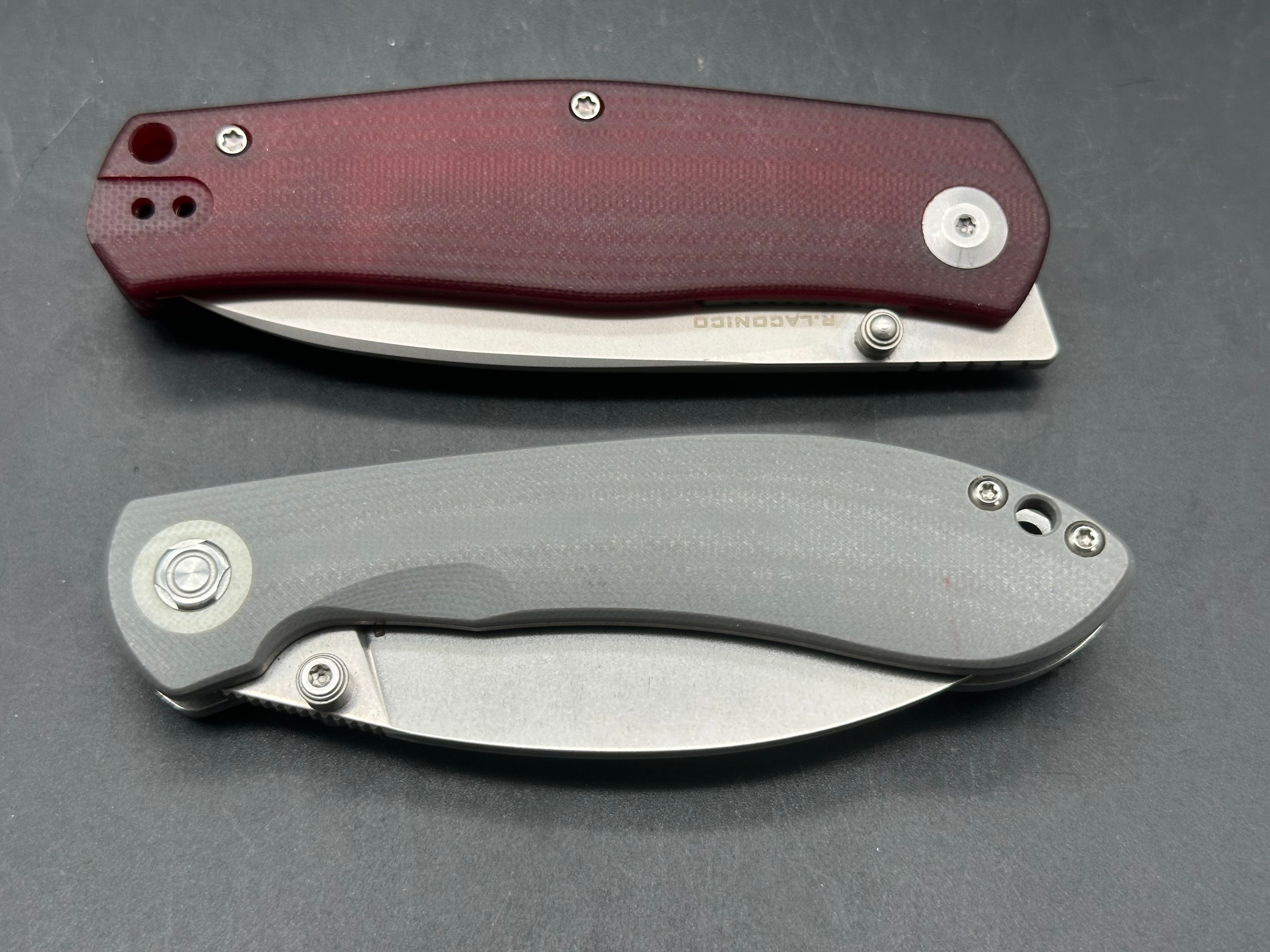 2 knife Bundle Civivi Sokoke 14C28N & Vosteed Nightshade Nitro V and gray G-10 scales