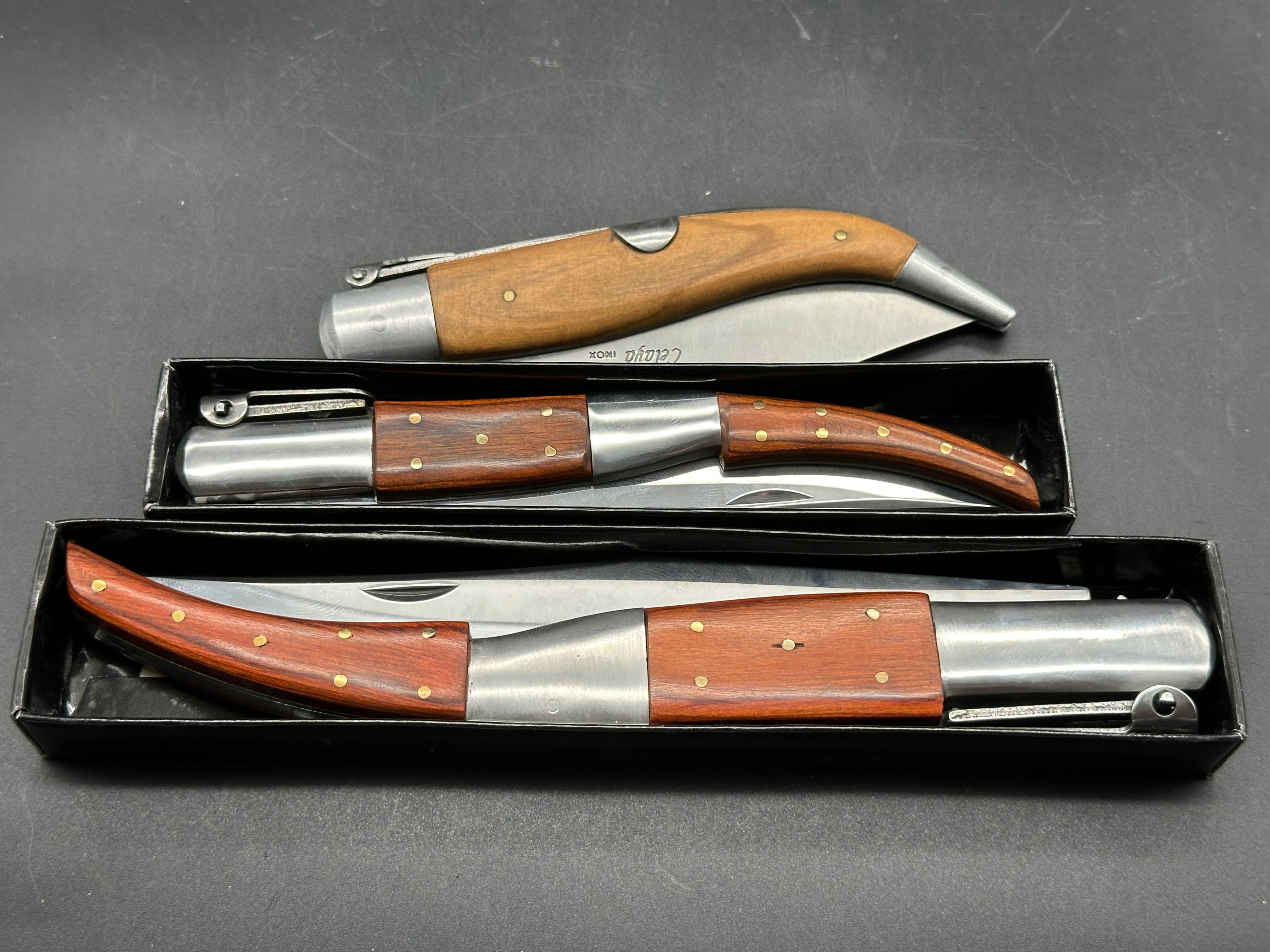3 knife deal on Spanish Navaja knives