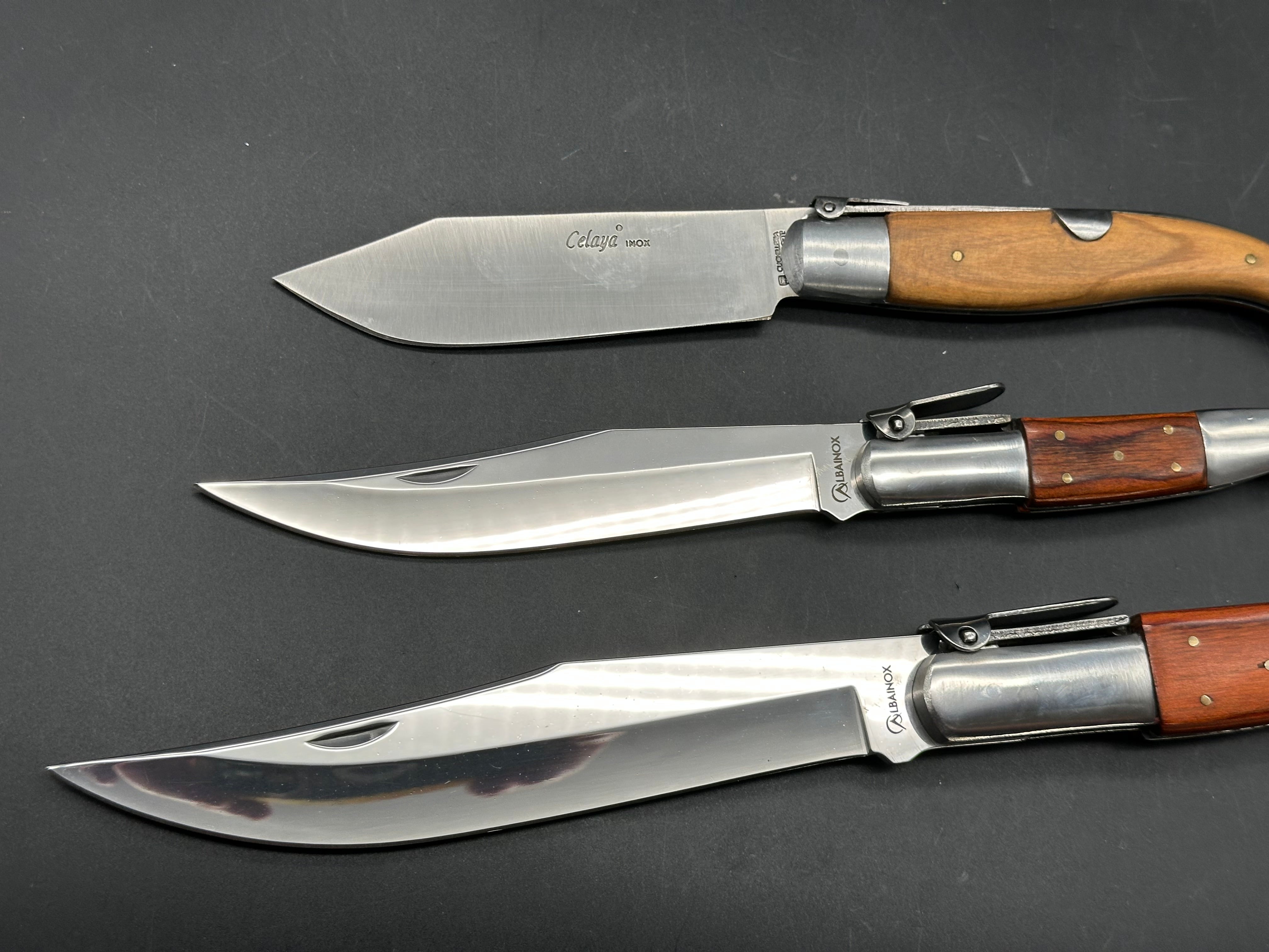 3 knife deal on Spanish Navaja knives