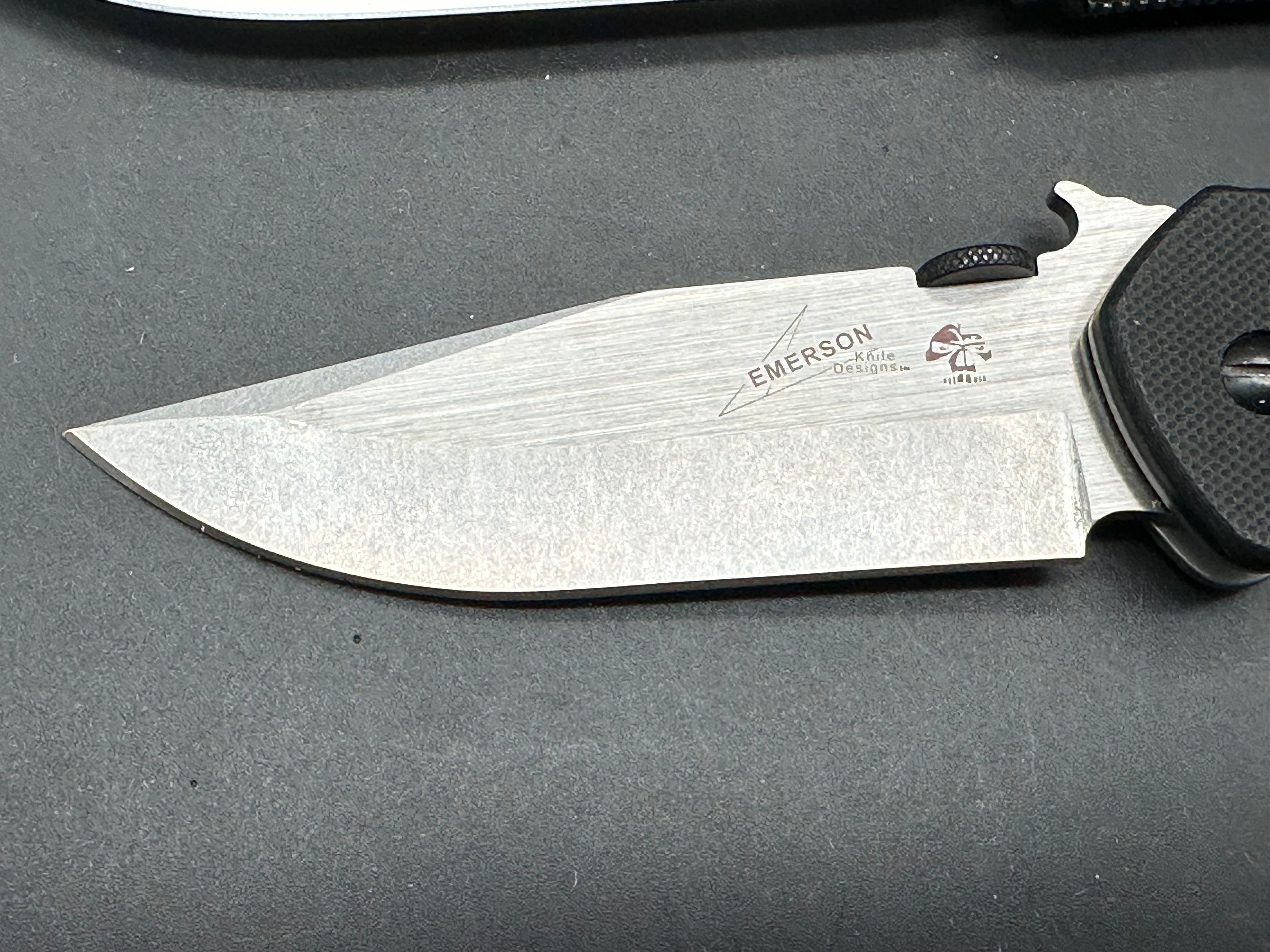 3 knife Bundle Manly Knives Peak S90V with black G-10, CJRB Alt-Pyrite AR-RPM9 with blue FRN, Kershaw Emerson CQC-6k D2