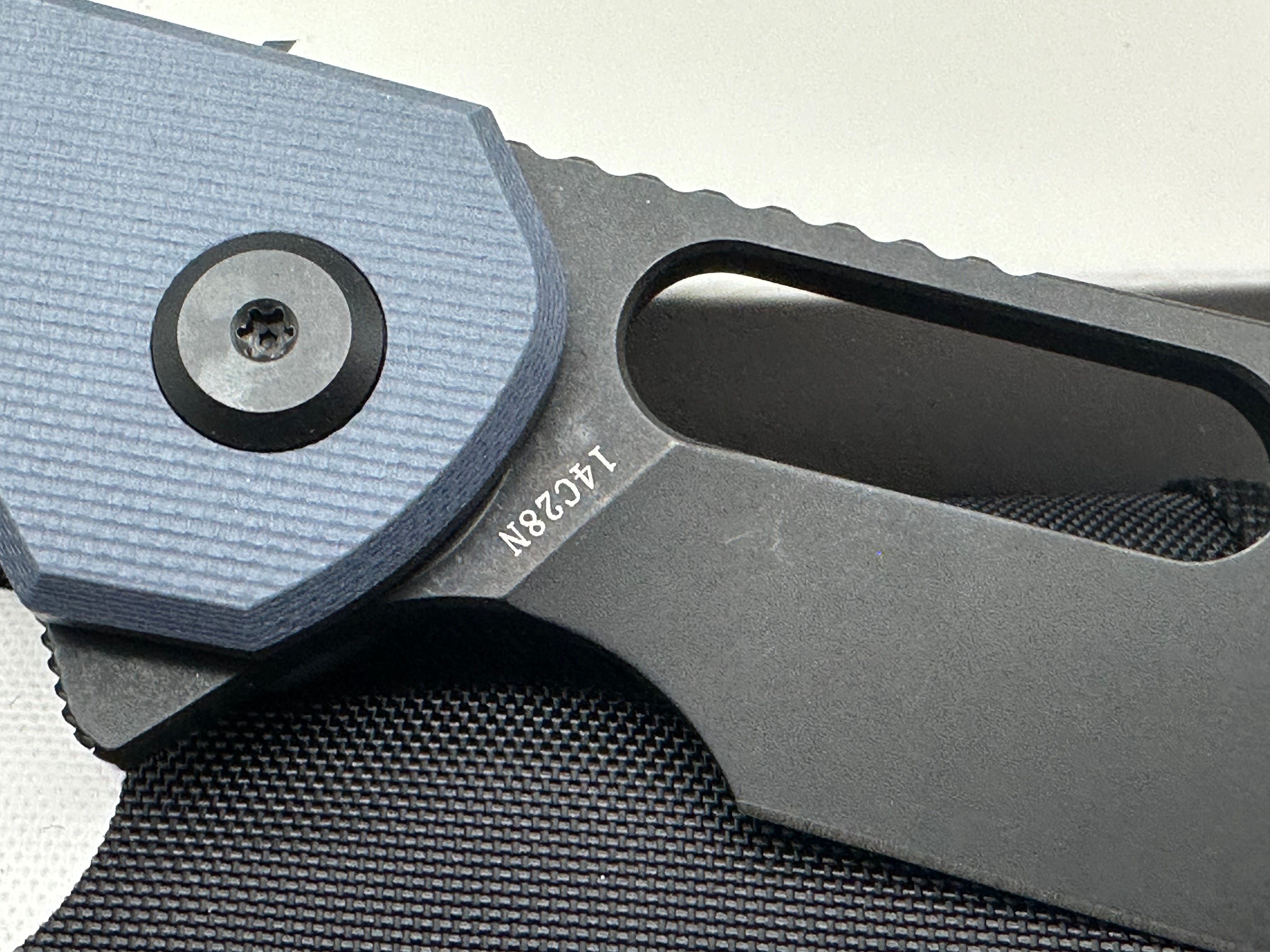 Eutektik Trinity Denim G10 Blackwashed - New in box from Eutektik knives plus LTK Koozie/Patch & Sticker w/each knife