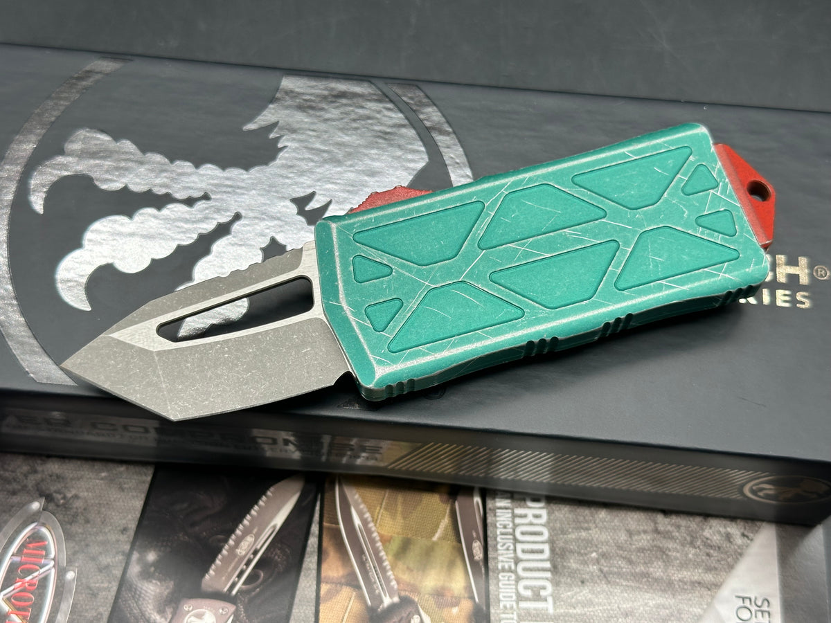 Microtech Exocet Bounty Hunter Tanto CA Legal OTF Automatic (1.9" Apocalyptic)