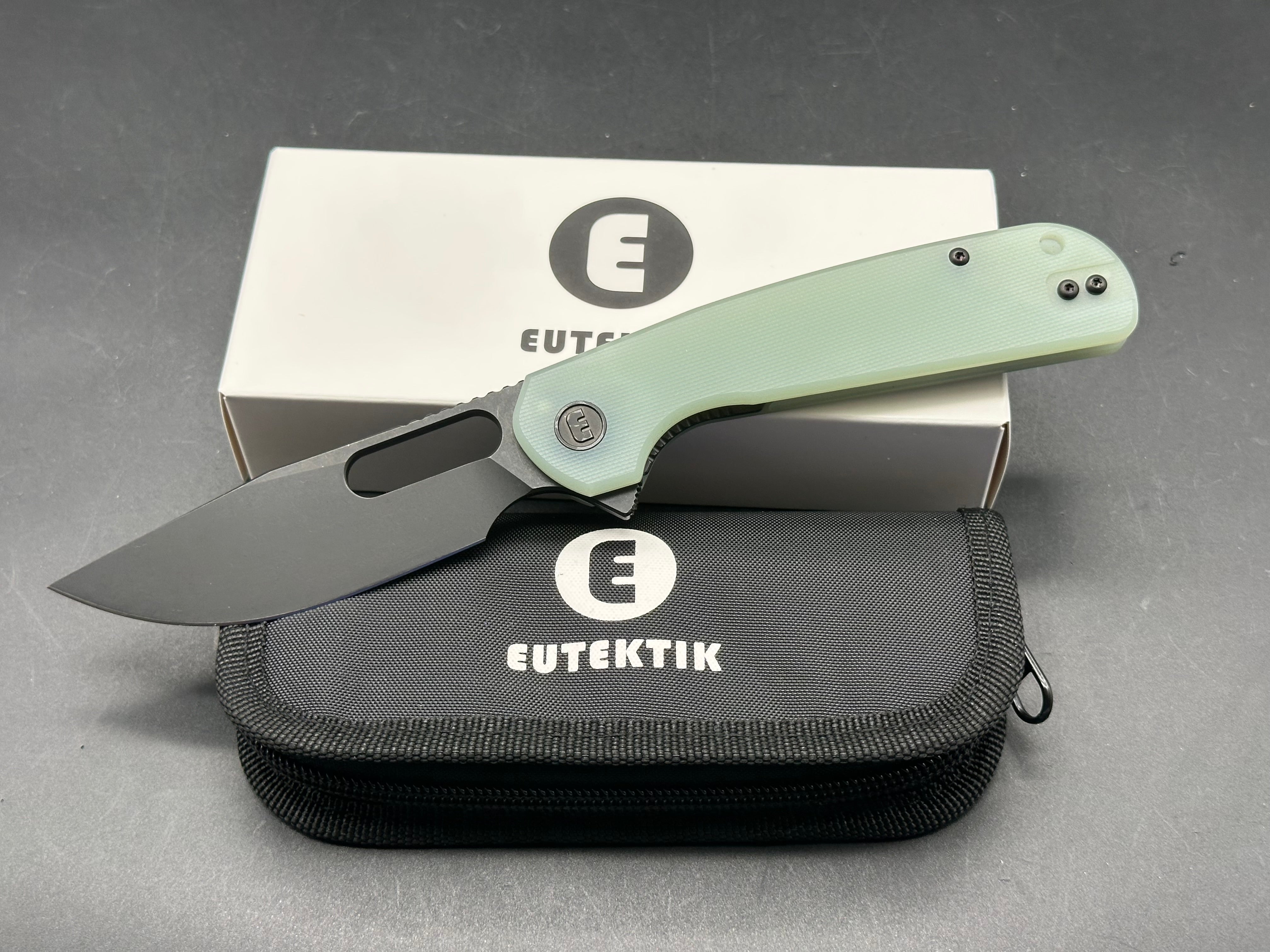 Eutektik Trinity Jade G10 - Blackwashed New in box from Eutektik knives plus LTK Koozie/Patch & Sticker w/each knife