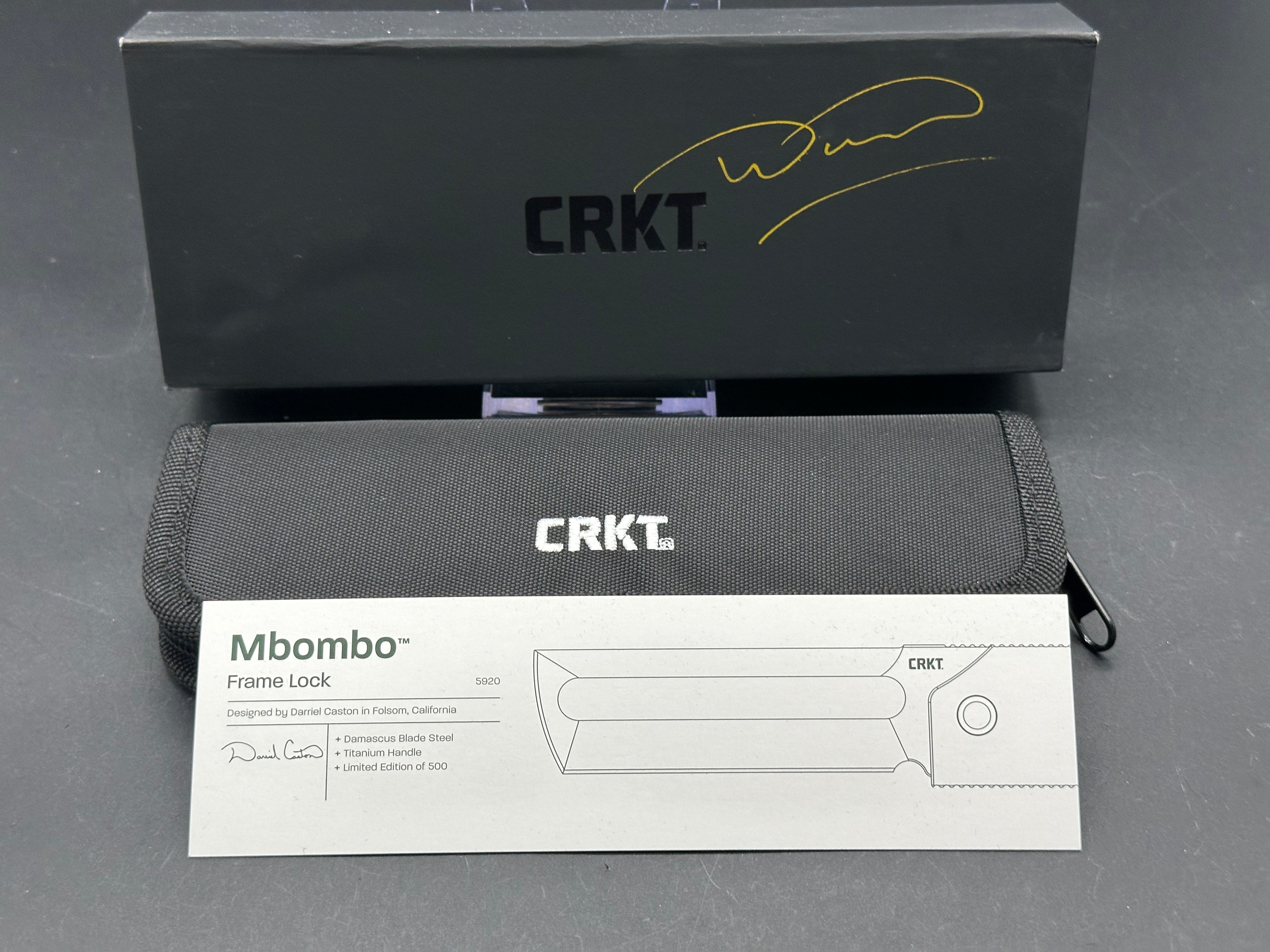 CRKT Mbombo and Pillar 3 combo