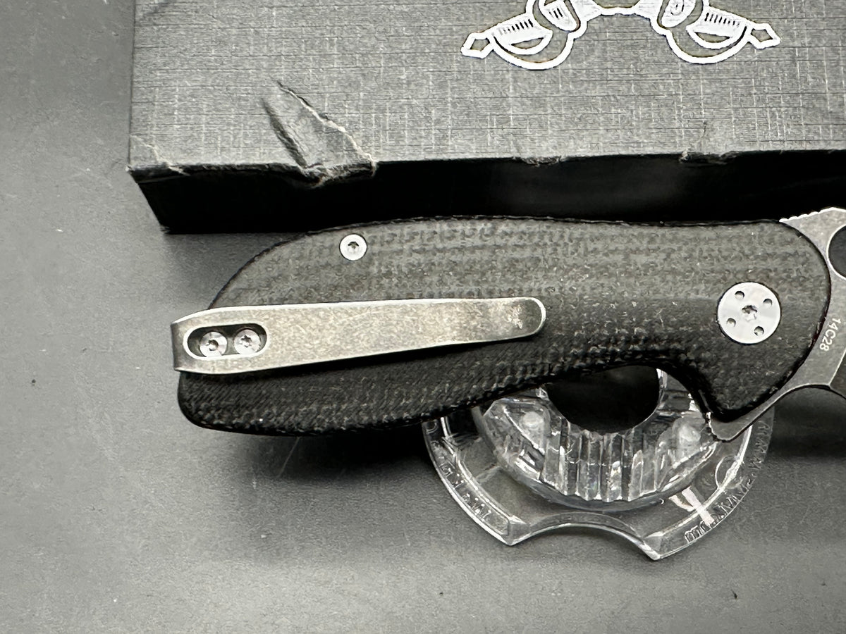 2 knife bundle Kizer Hidden Agenda 10V & Skallywag Mudskipper Black micarta