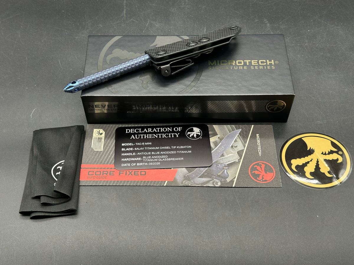 2 knife bundle Microtech Socom Elite T/E Automatic & Microtech TAC-P Mini Tactical Spike