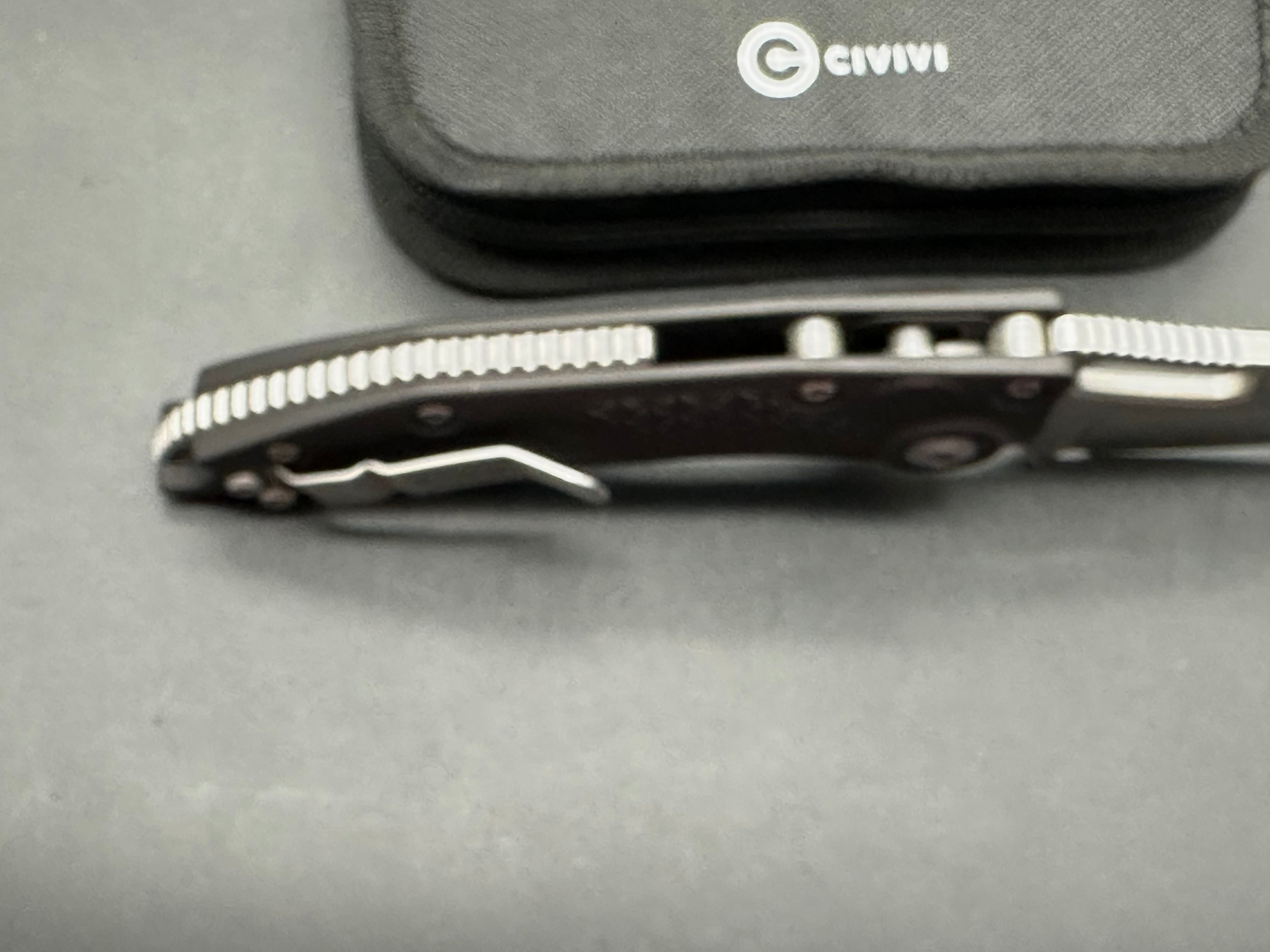 Microtech Stitch Automatic Knife Black (3.75" Stonewash)