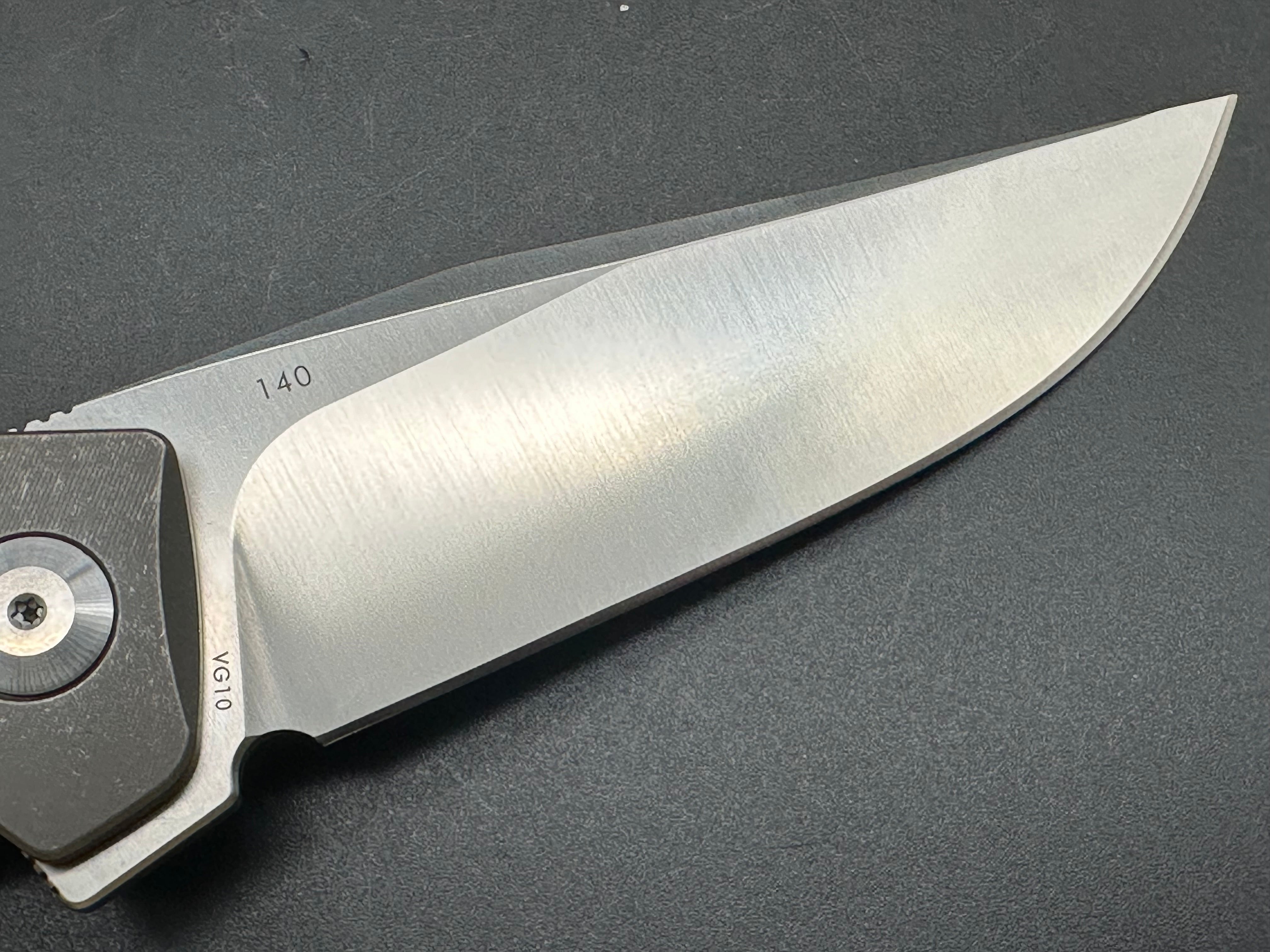 LAND 140 titanium handle w/VG10 blade