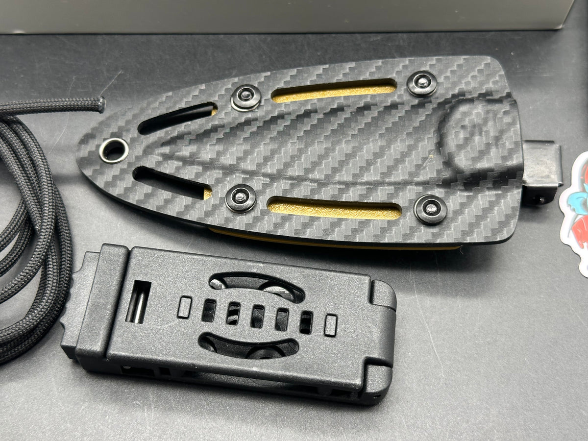 2 knife bundle Kizer Hidden Agenda 10V & Skallywag Mudskipper Black micarta