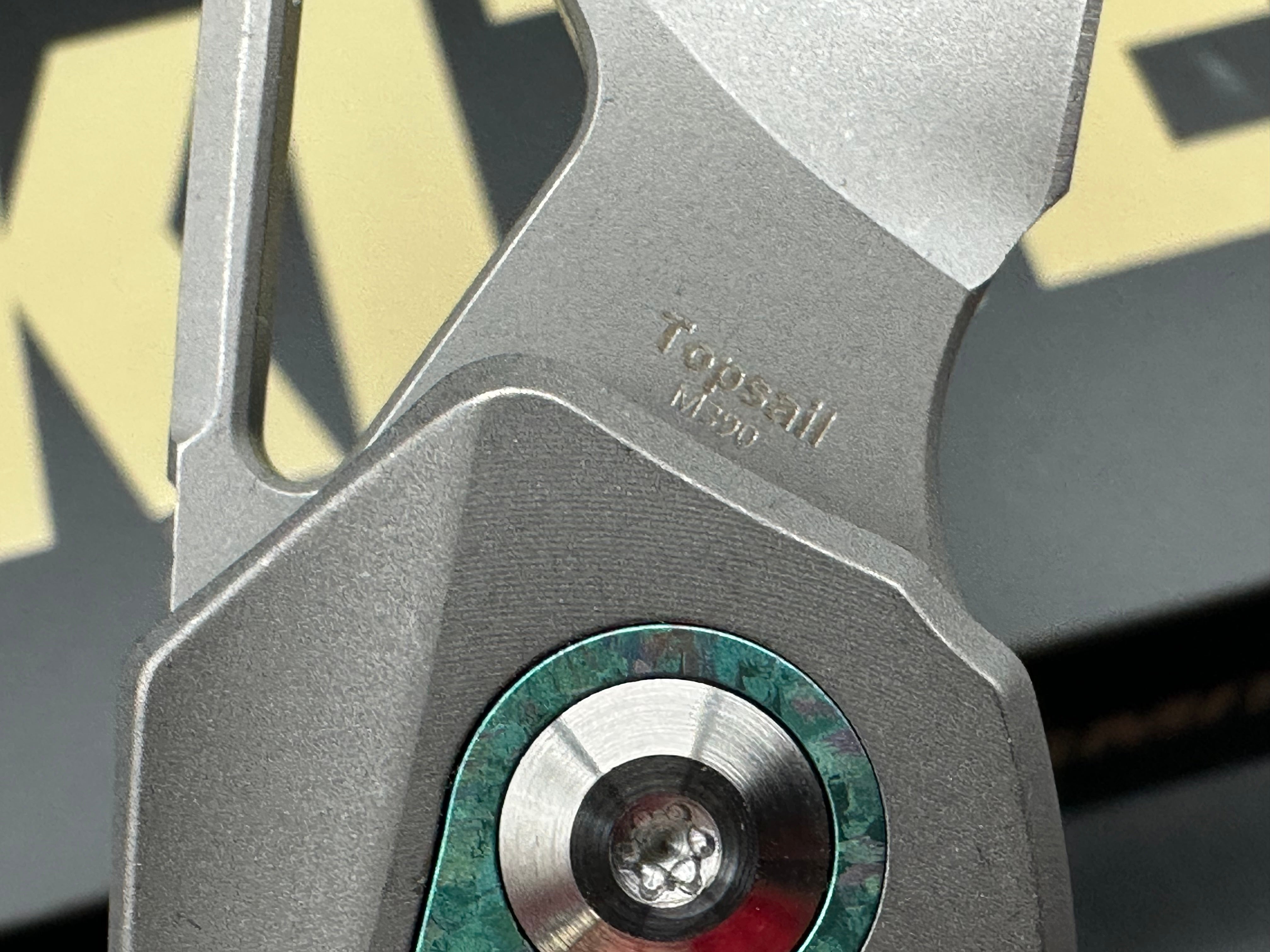 Kizer Topsail Frame Lock Knife Titanium + Crystalized Ti (3.1" BB)