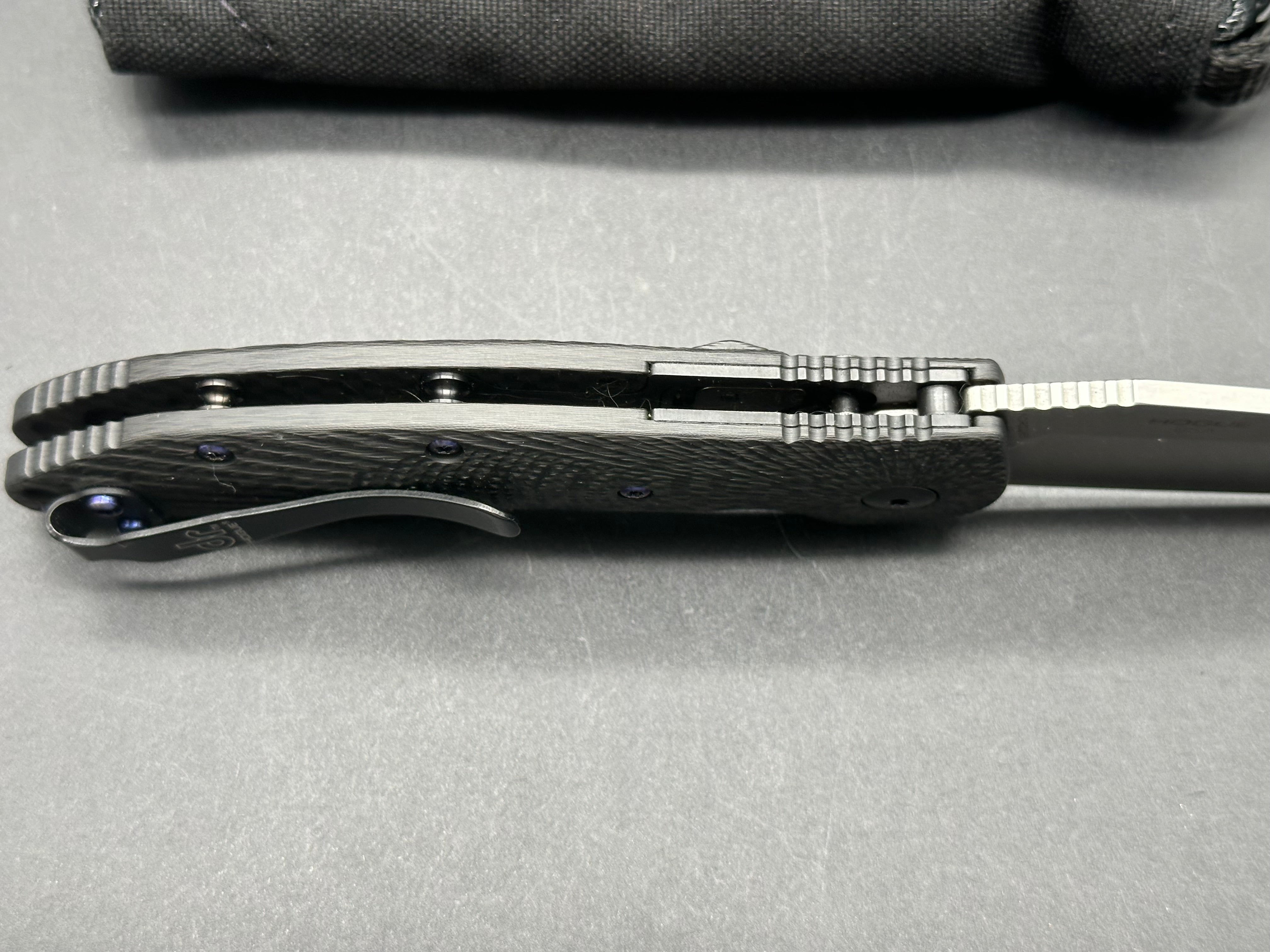 Doug Ritter Auto-RSK Knifeworks Exclusive Limited Edition Carbon Fiber / Stonewashed MagnaCut