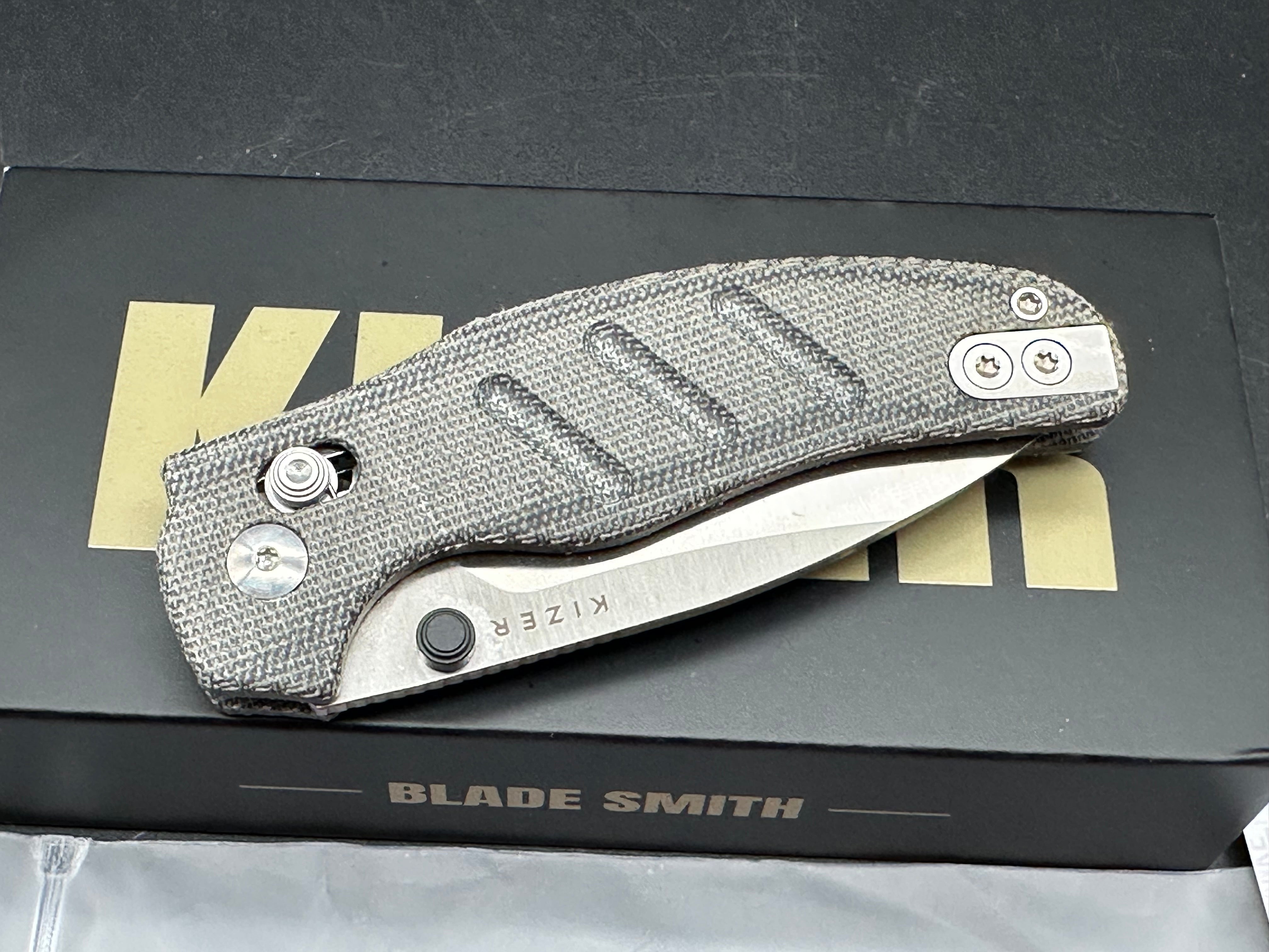 Kizer Sheepdog Knives | C01C 2.9 CD | ELMAX | NORPLEX ULTREX MICARTA