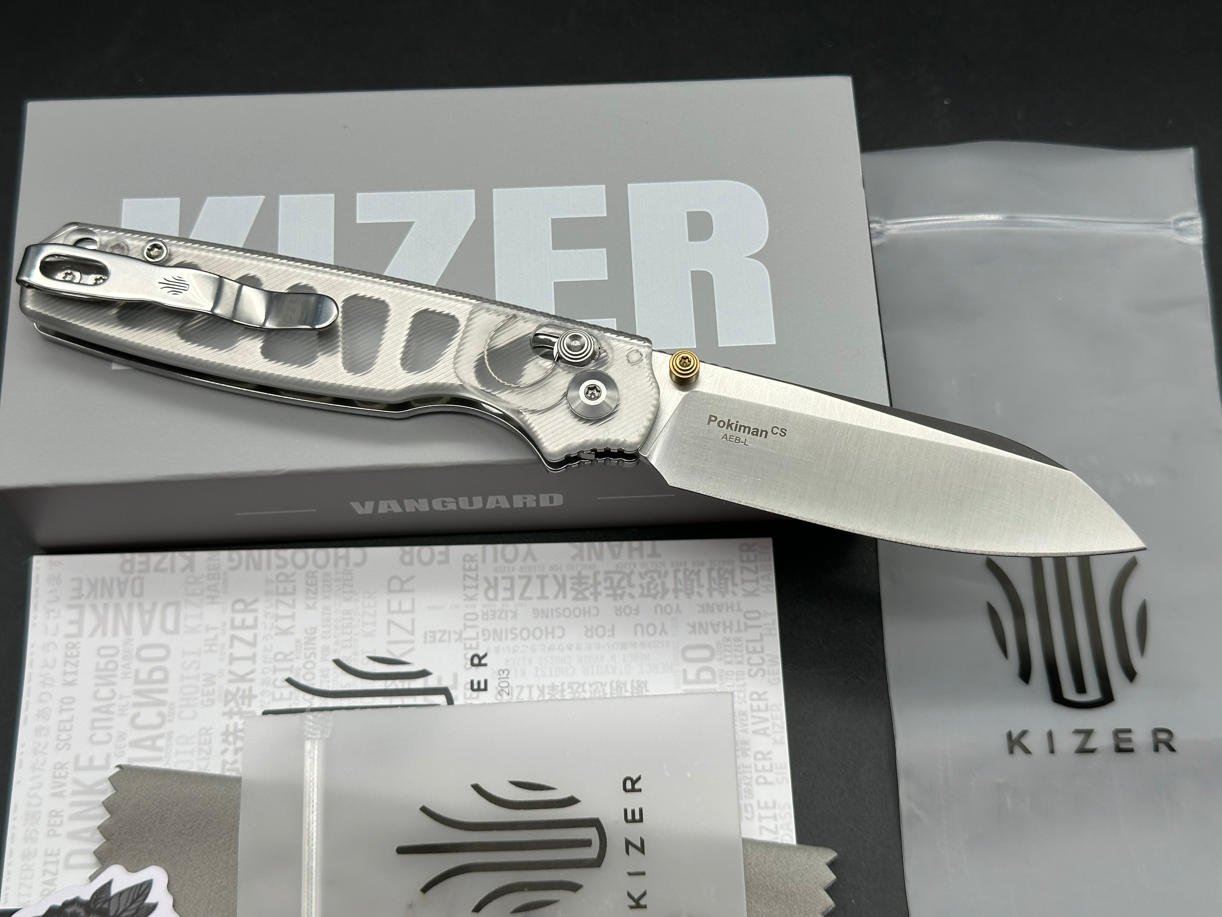 Kizer POKIMAN CS | AEB-L | CLEAR ACRYLIC
