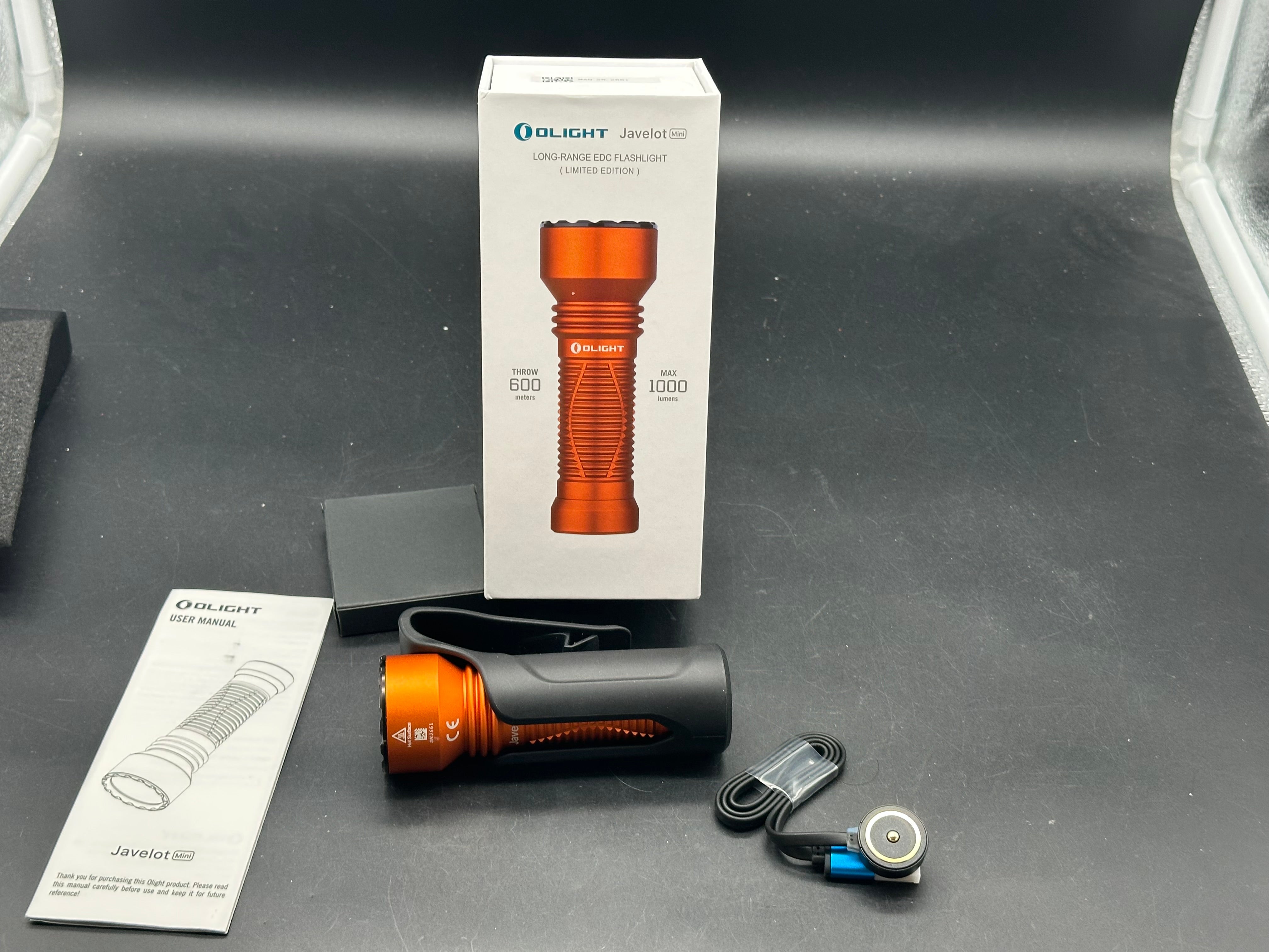 Olight Javelot Mini Flashlight Orange Aluminum (1000 Lumens)