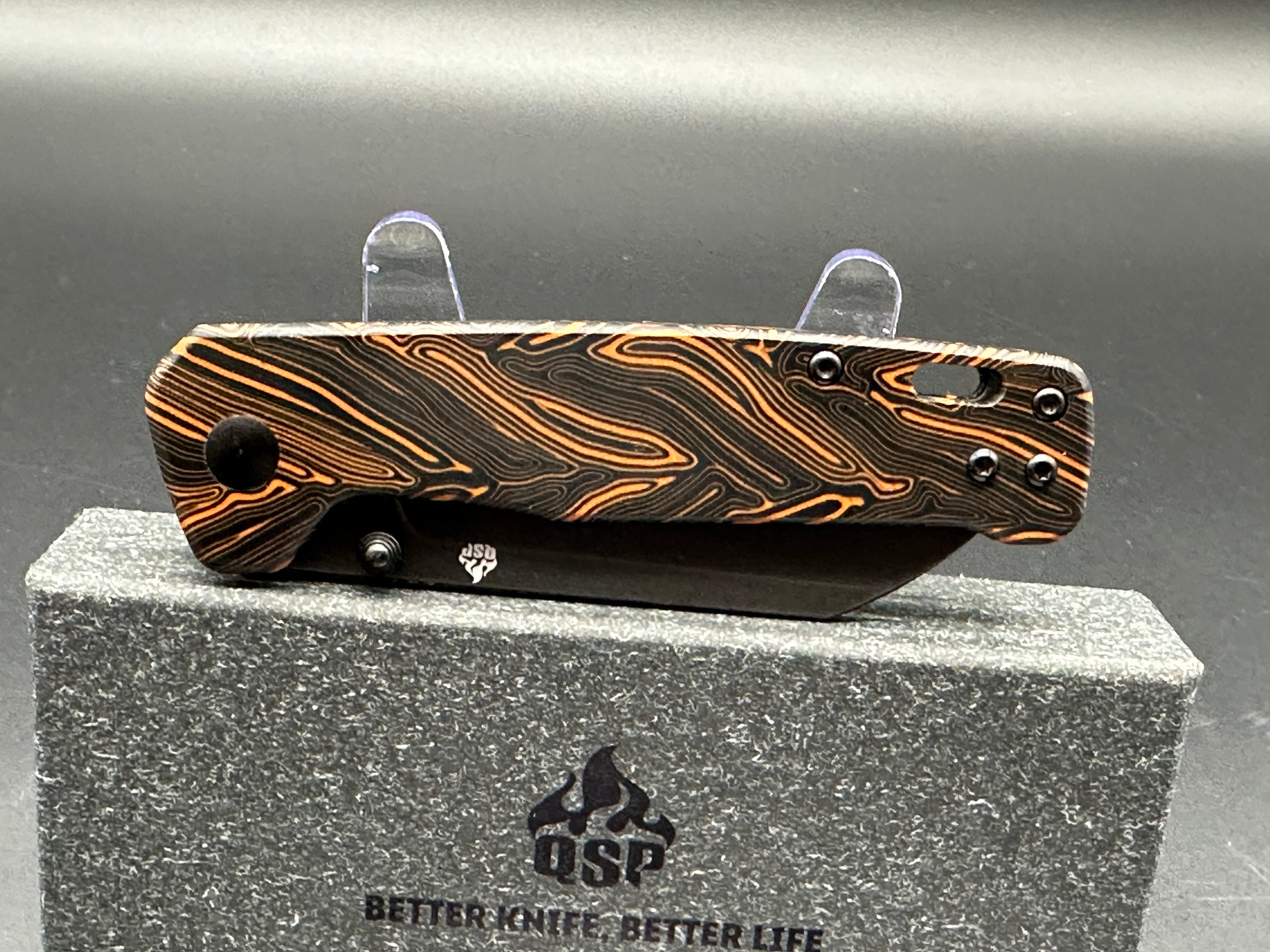 QSP Penguin, KC excl, coral G10 w/S35VN blade