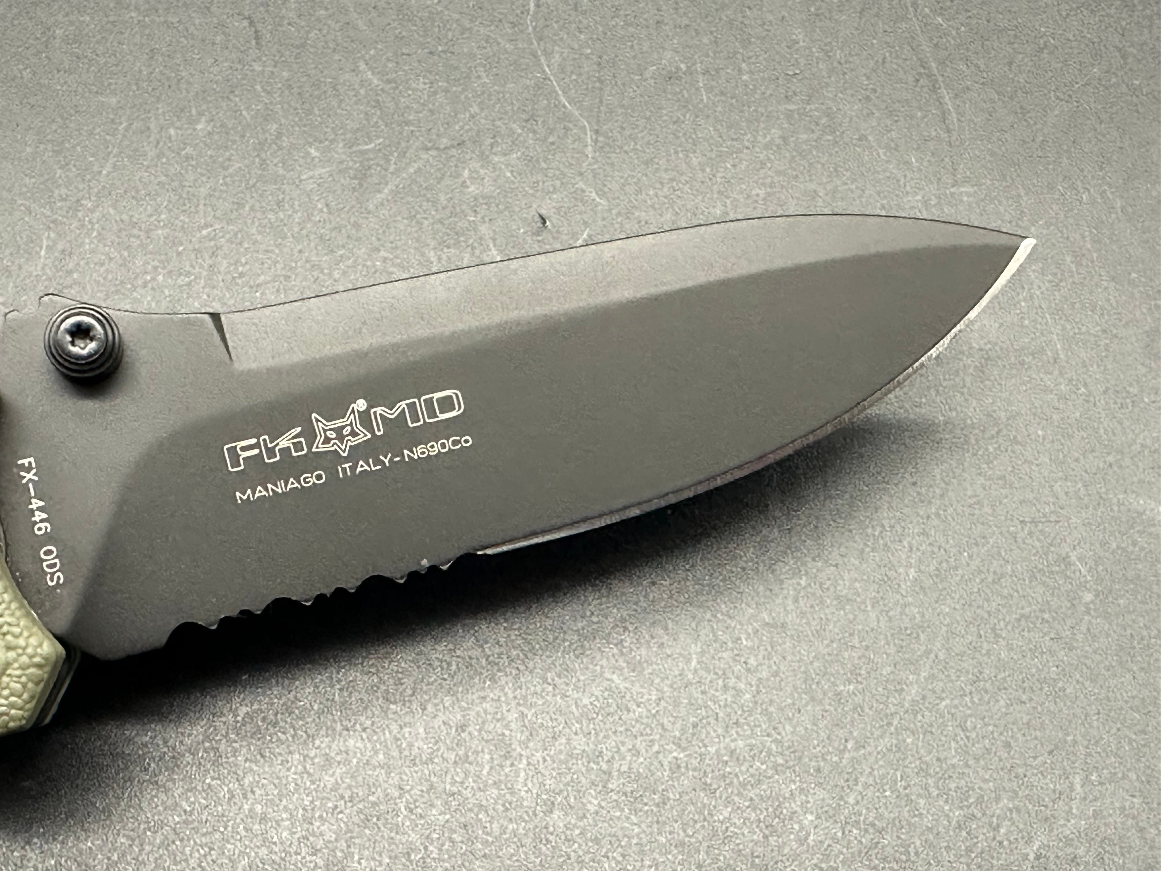 Fox Knives PREDATOR II - LINER LOCK OD Green