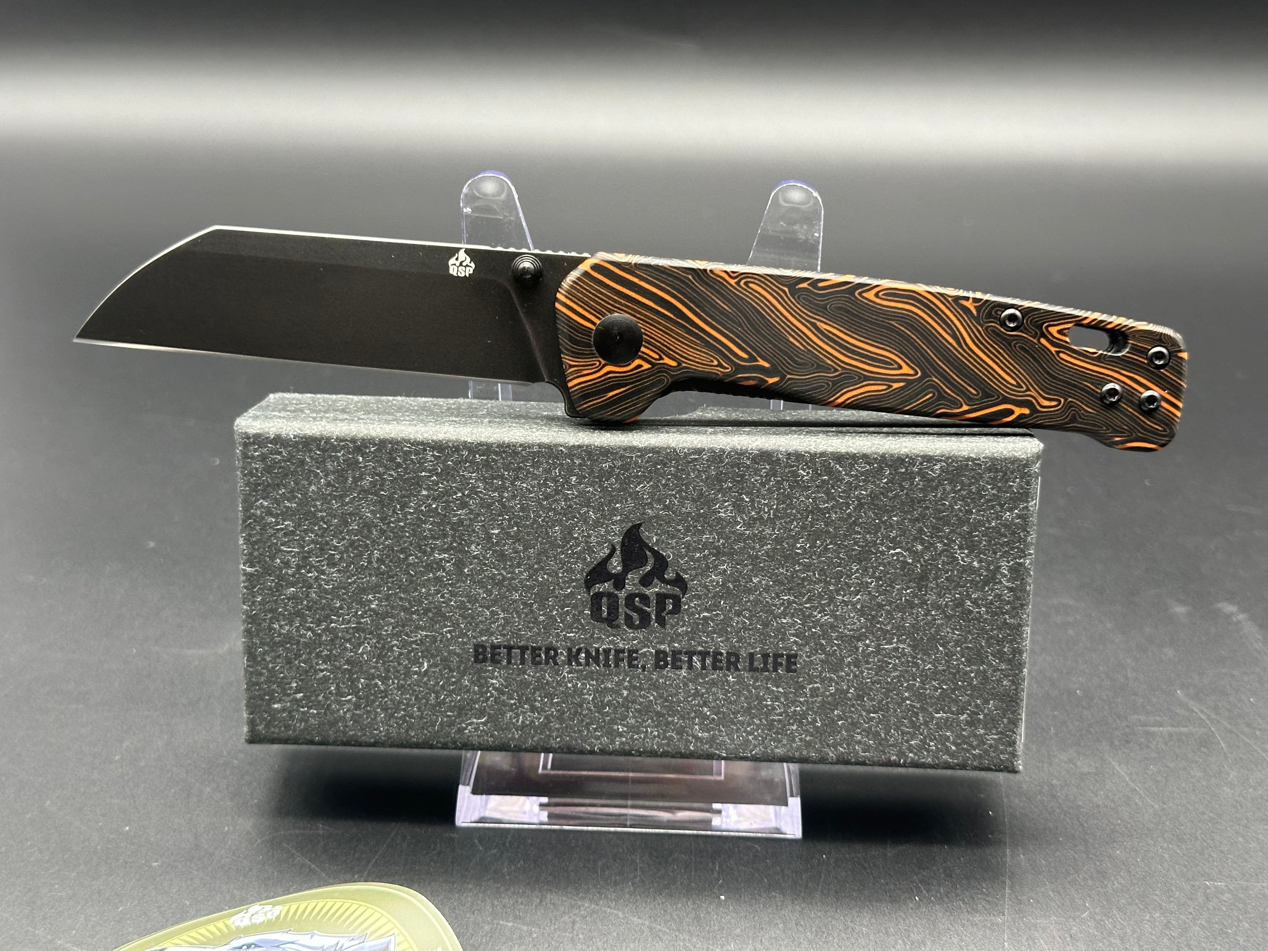 QSP Penguin, KC excl, coral G10 w/S35VN blade