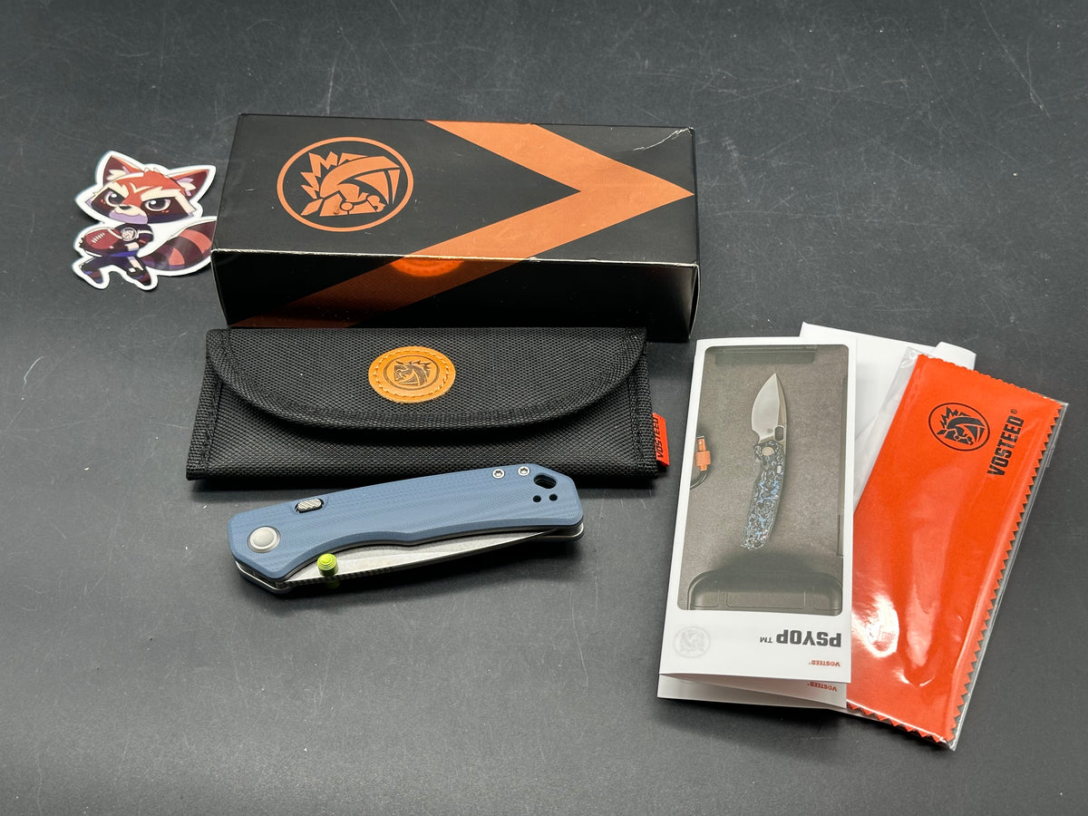 Vosteed Marten 330 - Top Liner Lock (3.30" 14C28N Blade & G10 Handle)