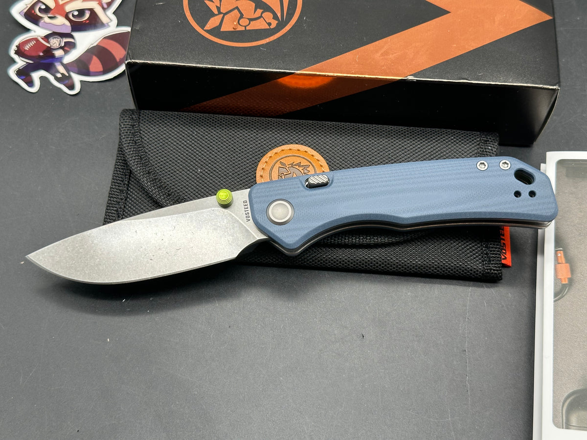 Vosteed Marten 330 - Top Liner Lock (3.30" 14C28N Blade & G10 Handle)