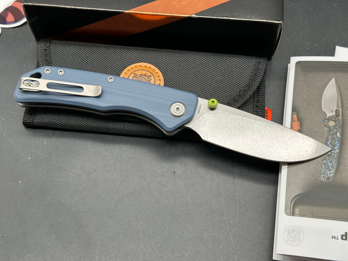 Vosteed Marten 330 - Top Liner Lock (3.30" 14C28N Blade & G10 Handle)