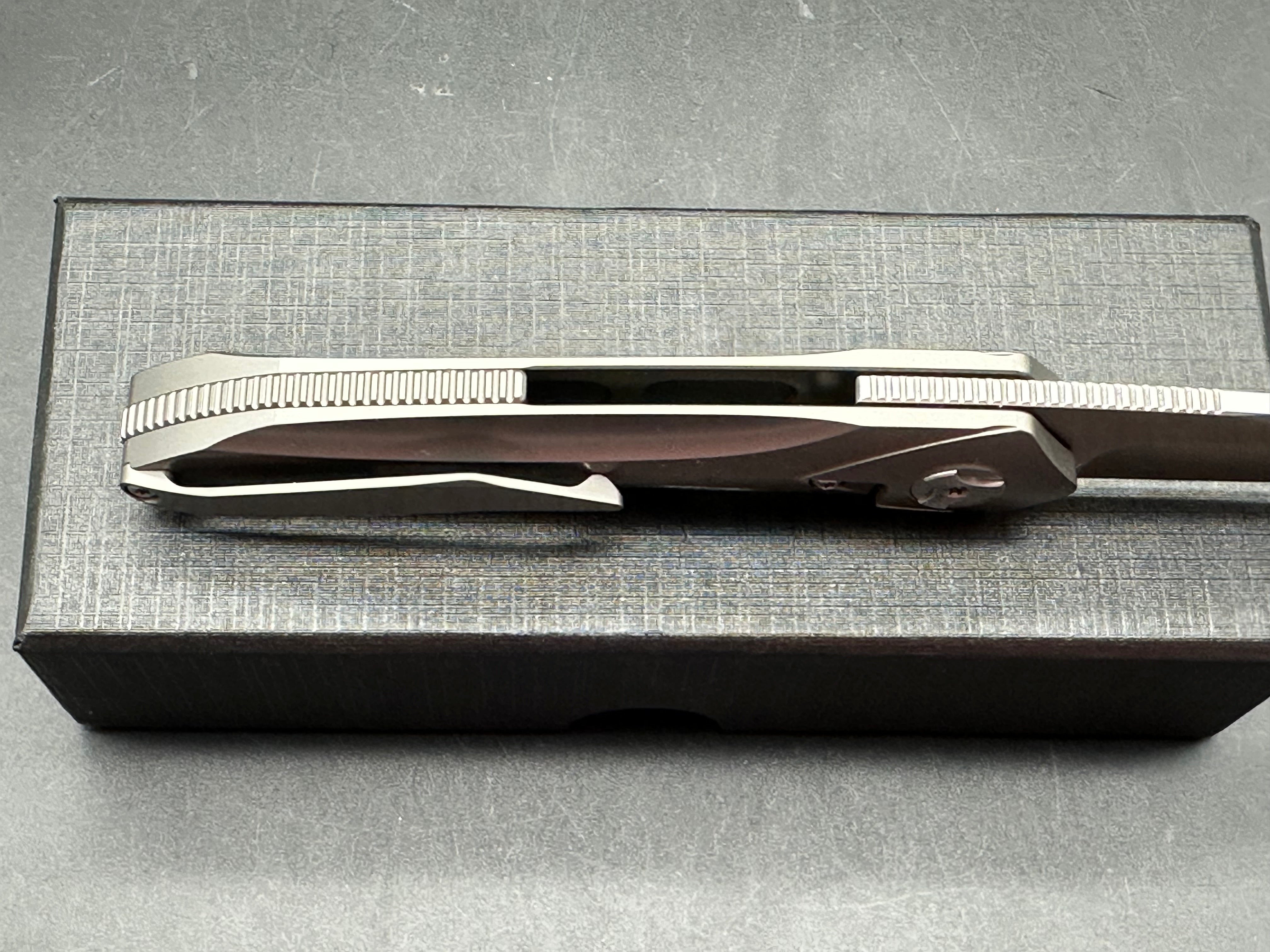 KniClad Enfox titanium handle w/14C28N blade