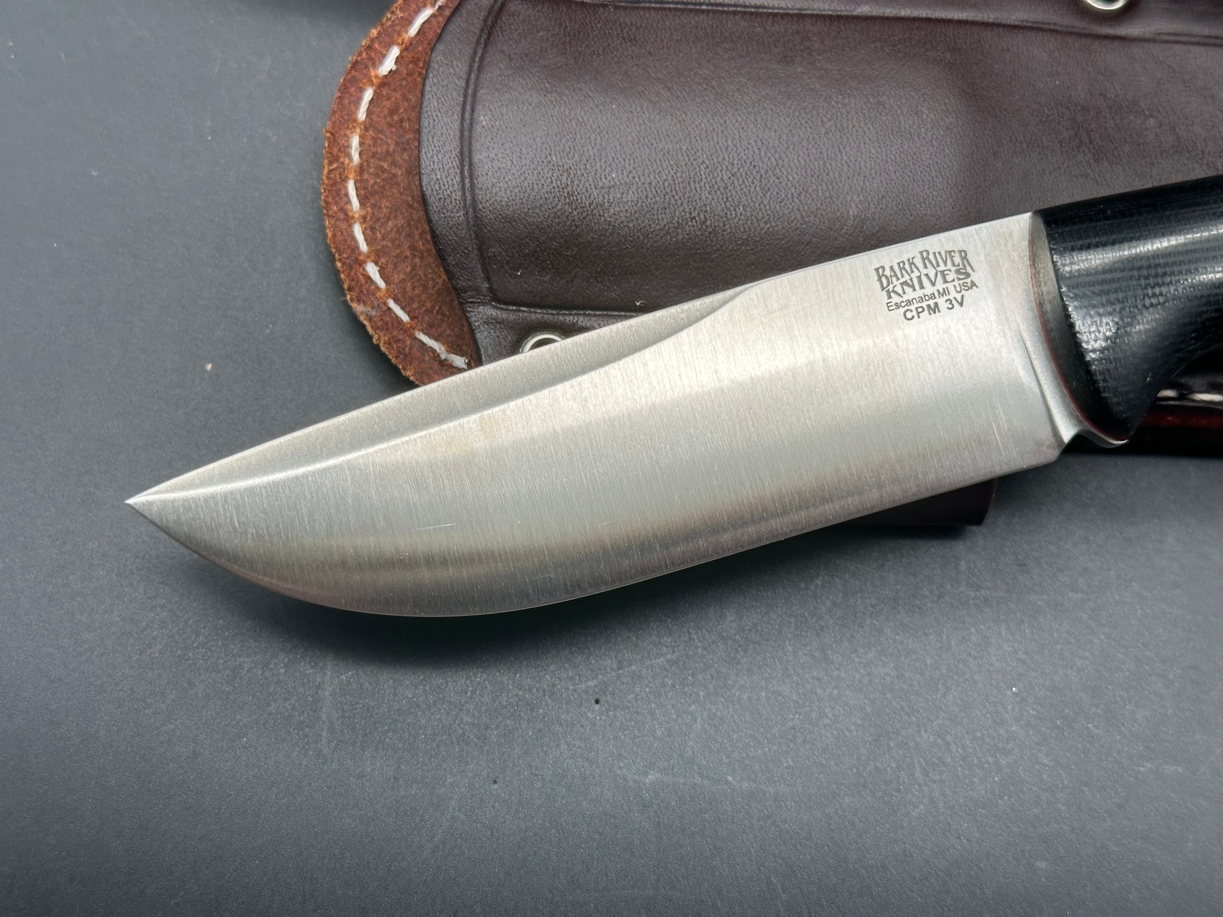 Bark River Knives EXT 2 LT 3V Swedge, waterproofed sheath