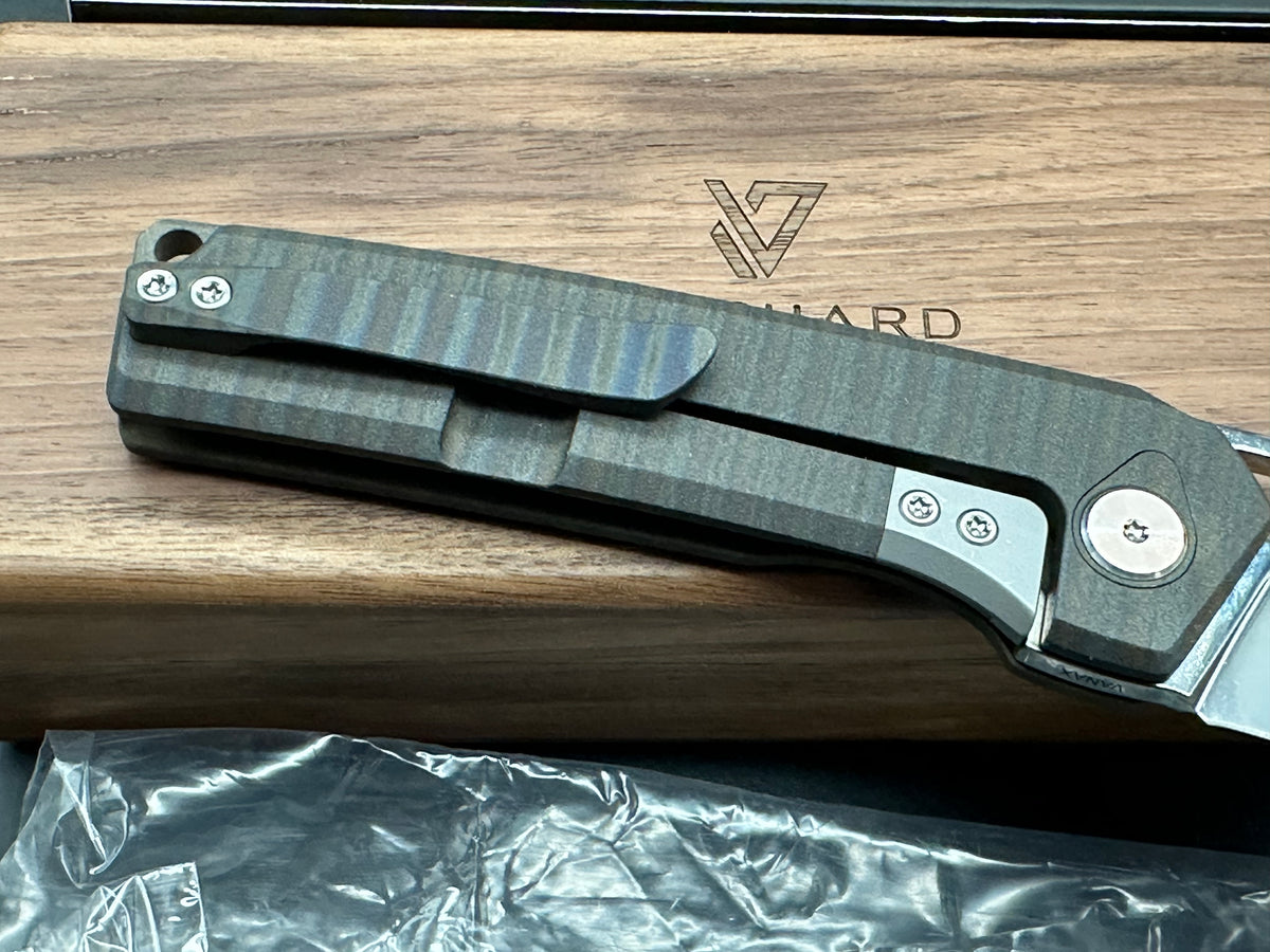 VANGUARD BREAKER INTEGRAL FLAME TITANIUM HANDLE SUPER-MIRROR VANAX BLADE