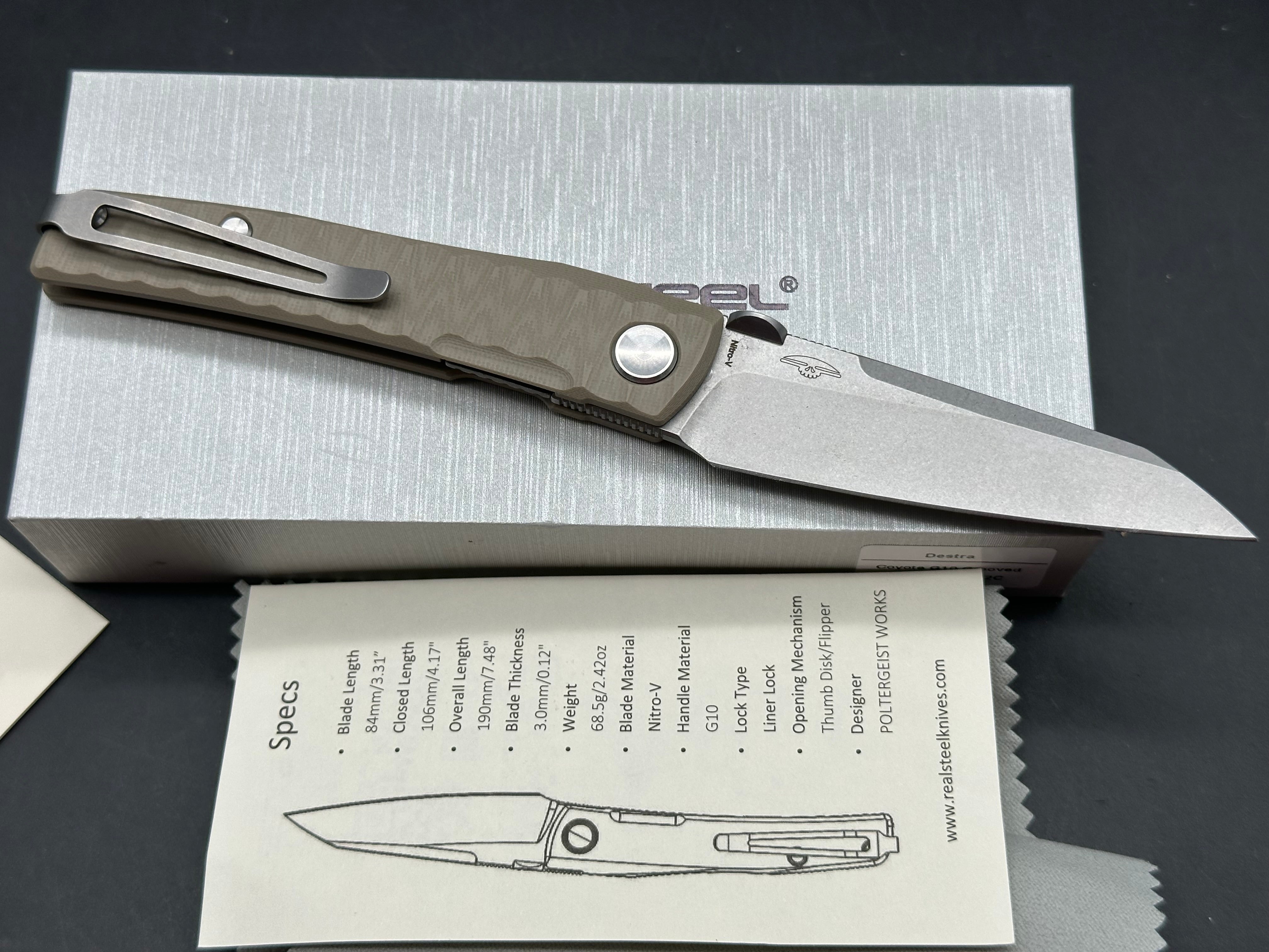 REAL STEEL DESTRA | NITRO-V | PHANTOM FLIPPER | PATTERNED SCALE