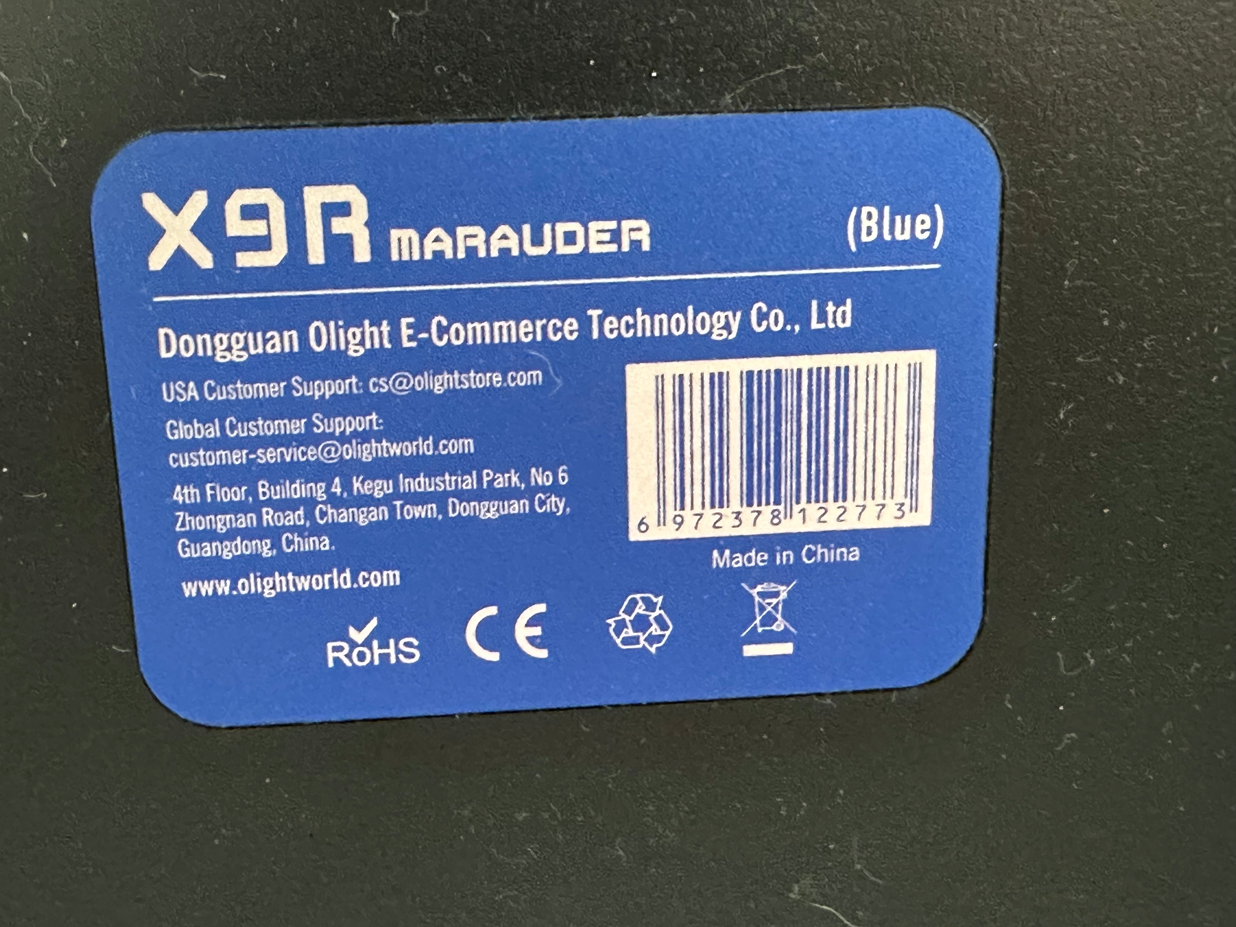 Olight X9R Marauder 25K lumens
