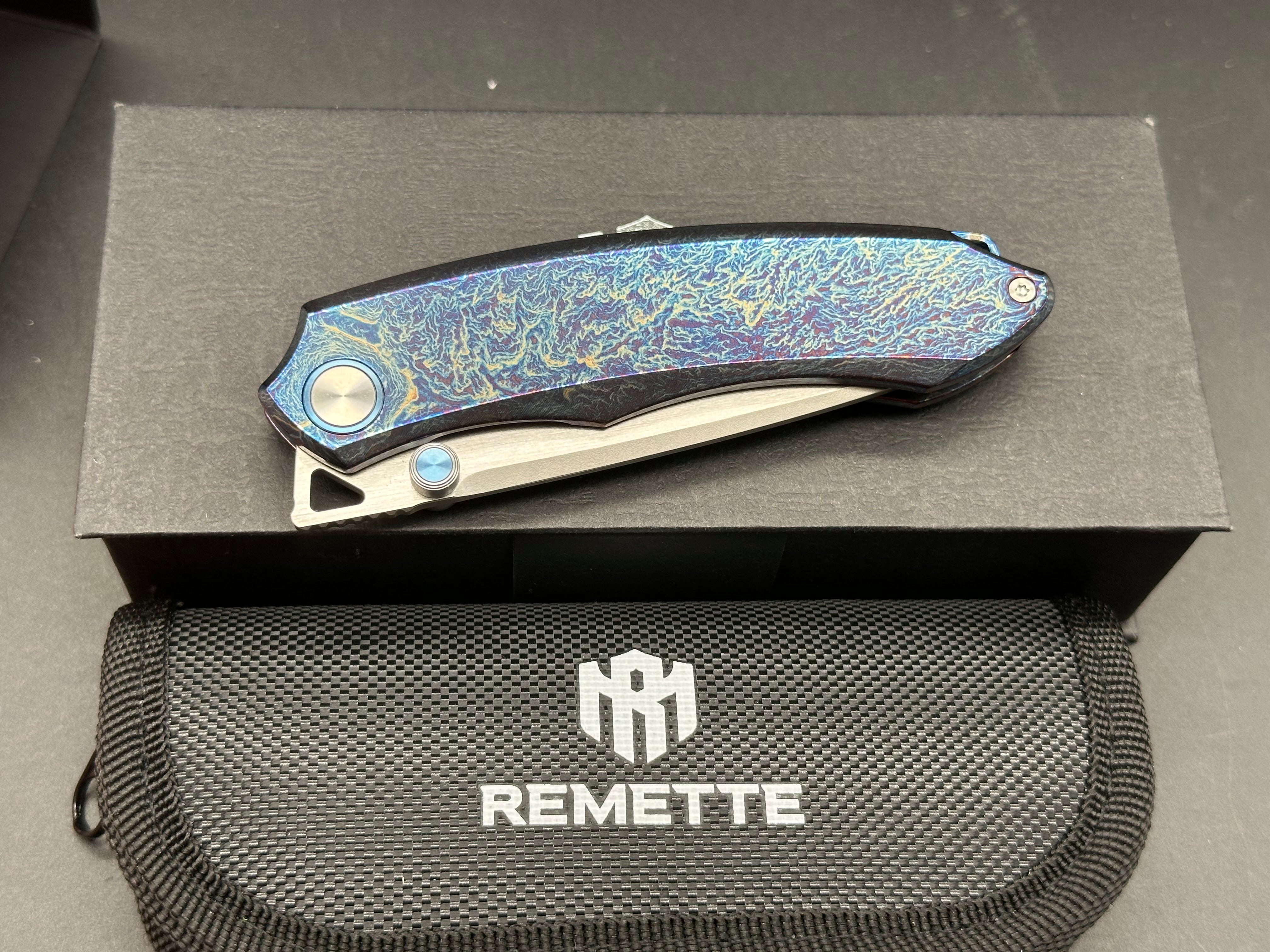 REMETTE Wild Species M390 Colorful Titanium Handle