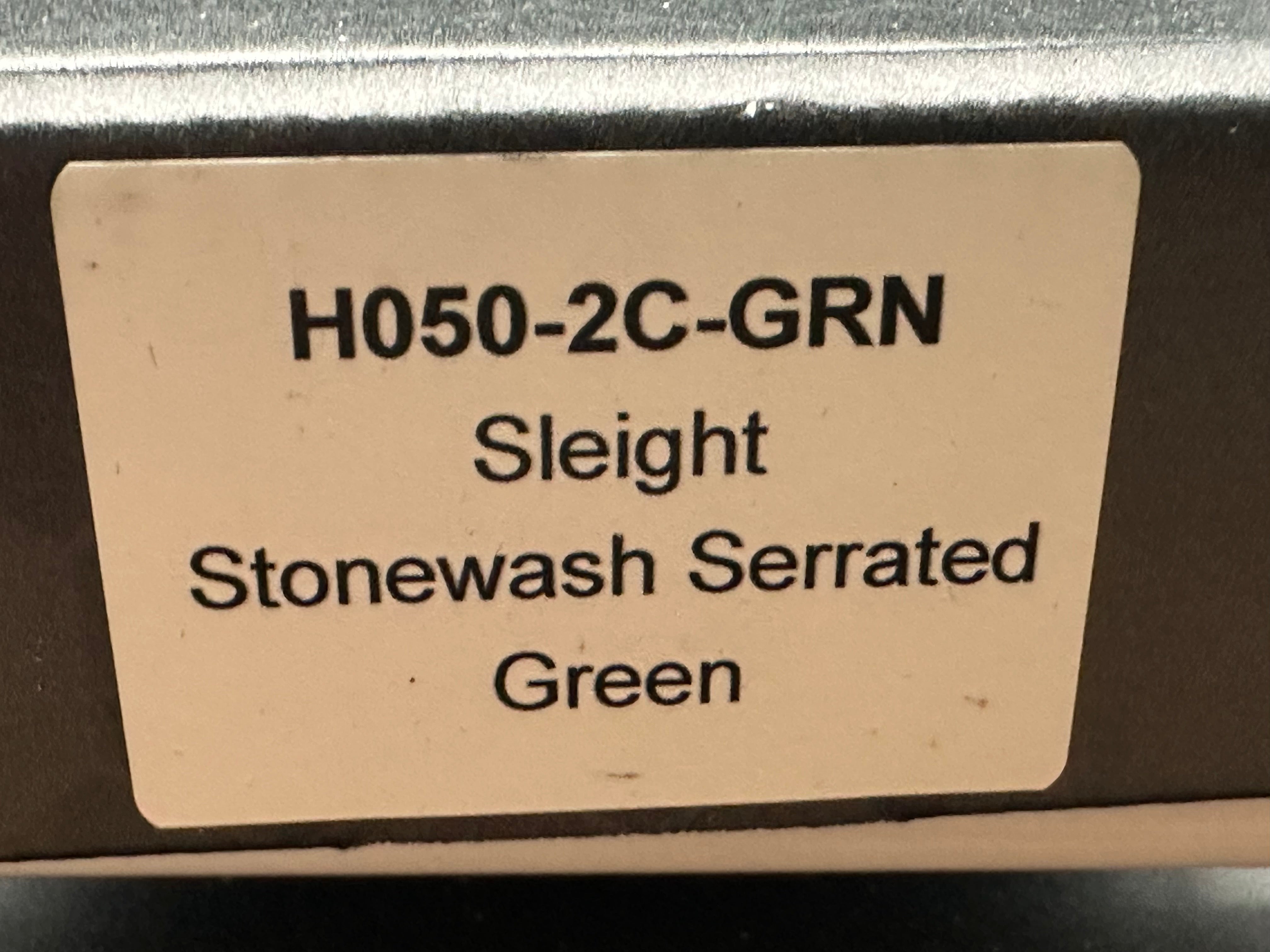 Heretic Sleight Push Dagger - Green Alum. (2.8" CPM-20CV) H050-5A-GRN