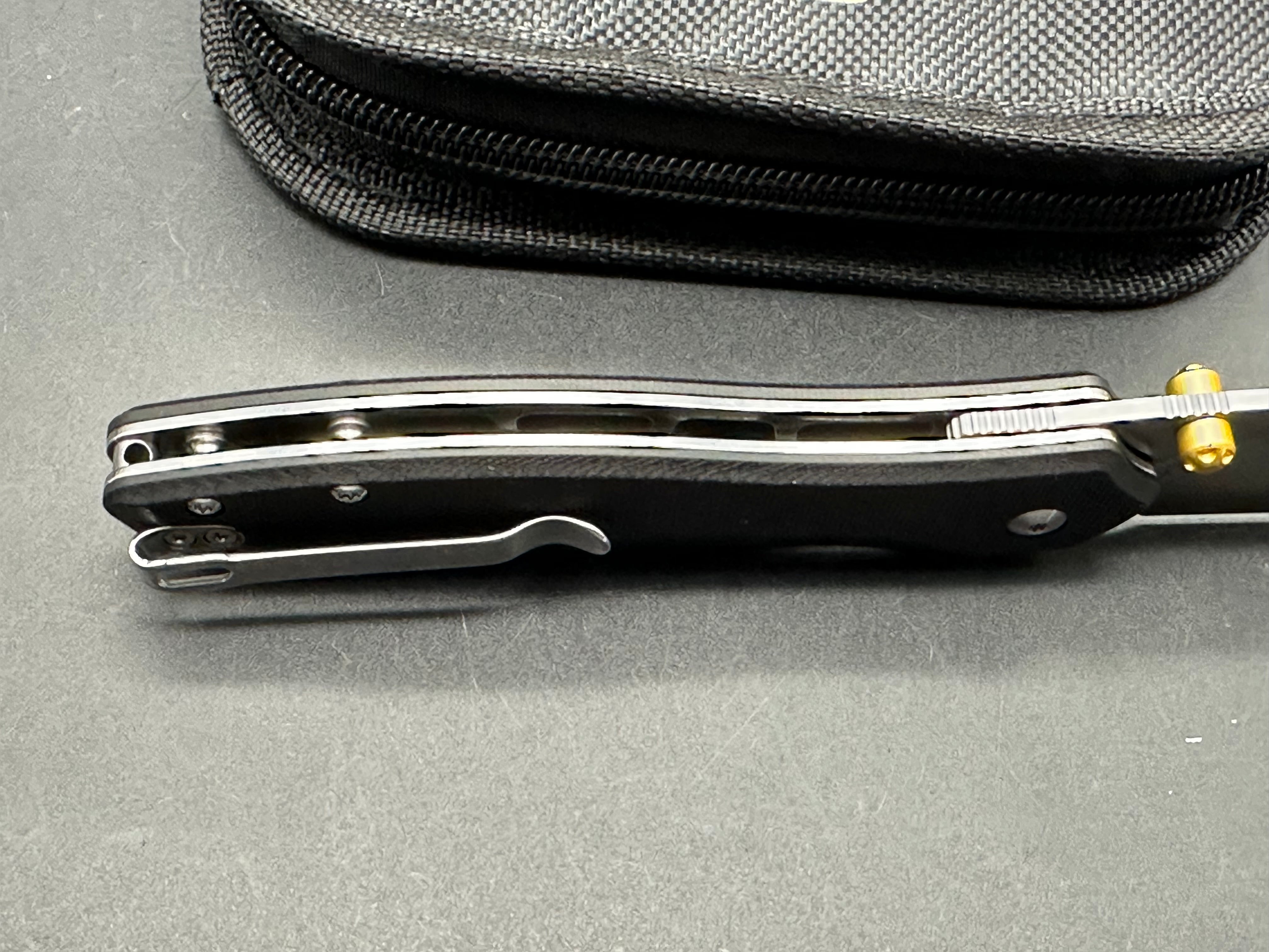 CJRB FUGLY BLACK G10 HANDLE AR-RPM9 WHARNCLIFFE PLAIN EDGE
