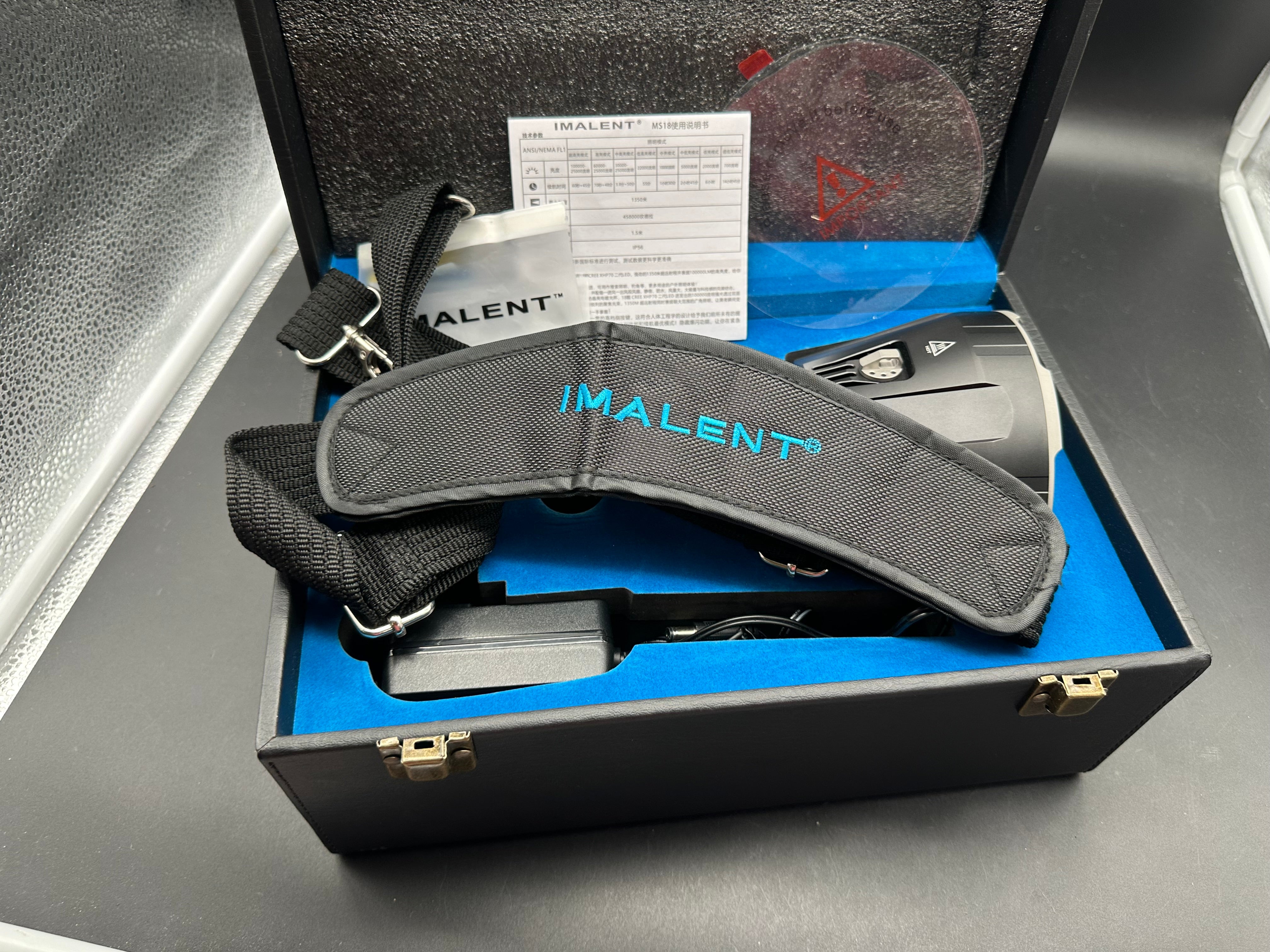 Imalent MS18 high power flashlight 100K lumens