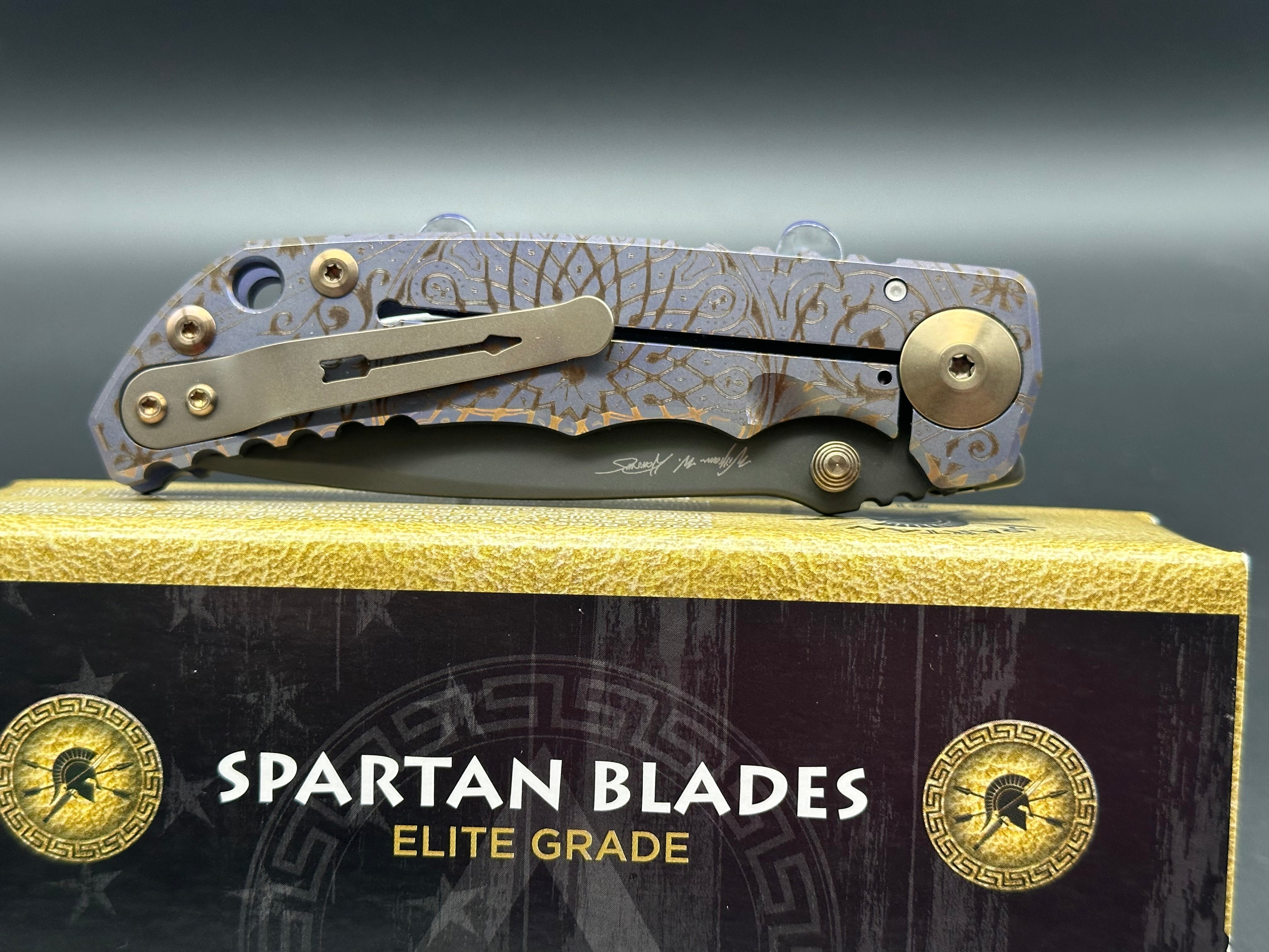 Spartan Blades Harley Special Edition 2022 Royal Flush S45VN 4” blade