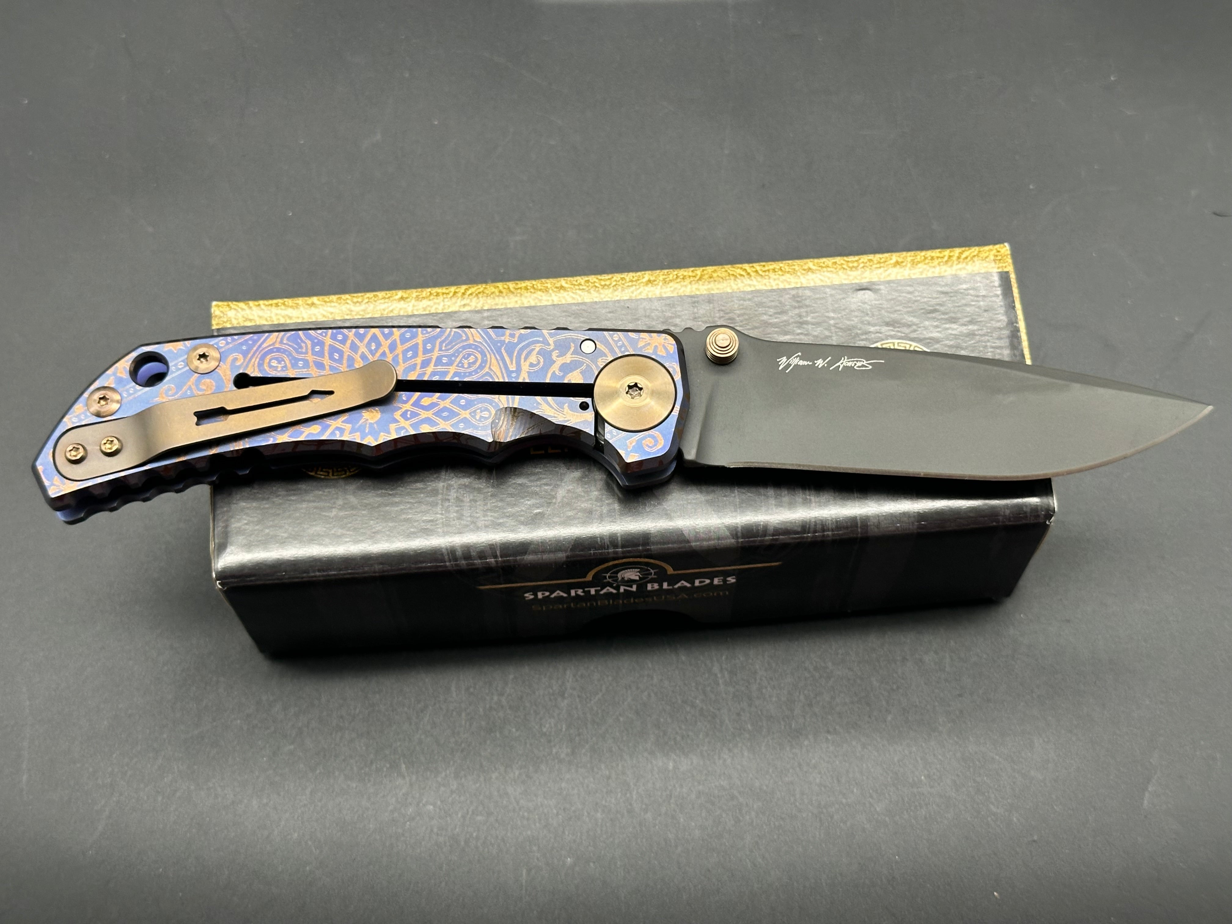 Spartan Blades Harley Special Edition 2022 Royal Flush S45VN 4” blade