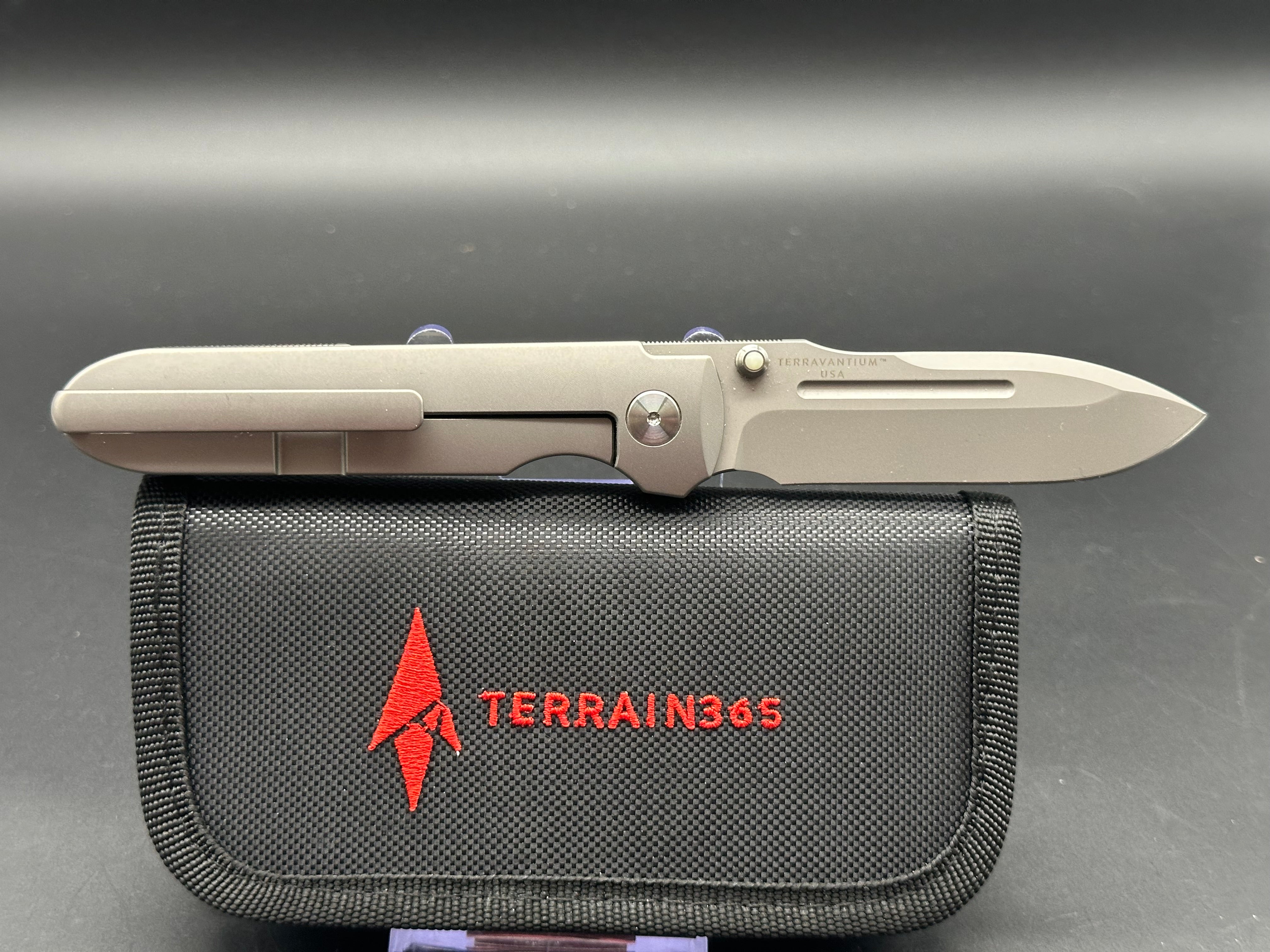 Prometheus Invictus AT Blue G10 and Titanium Terrain 365/Prometheus Design Werx - 3.5”