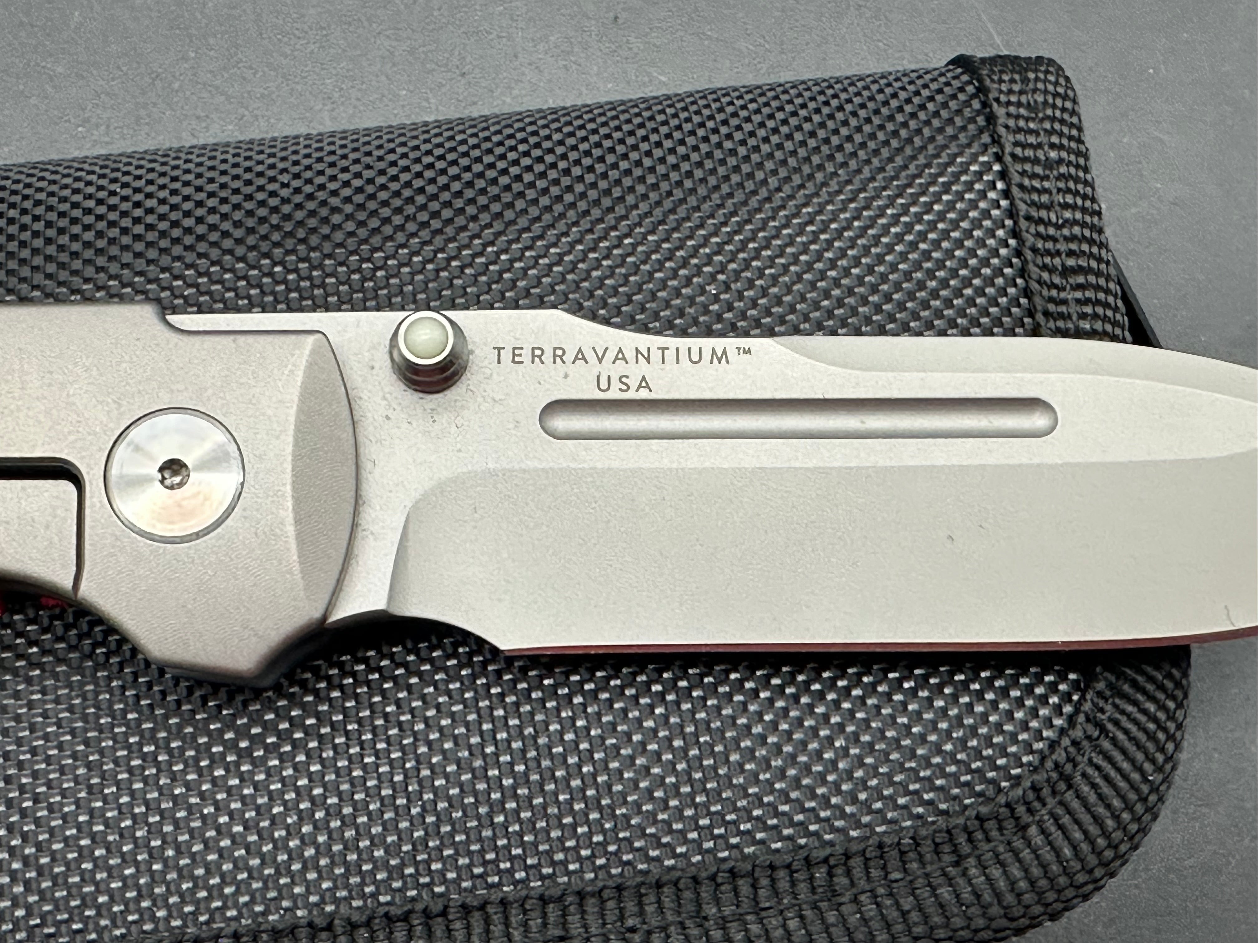 Prometheus Invictus AT Blue G10 and Titanium Terrain 365/Prometheus Design Werx - 3.5”