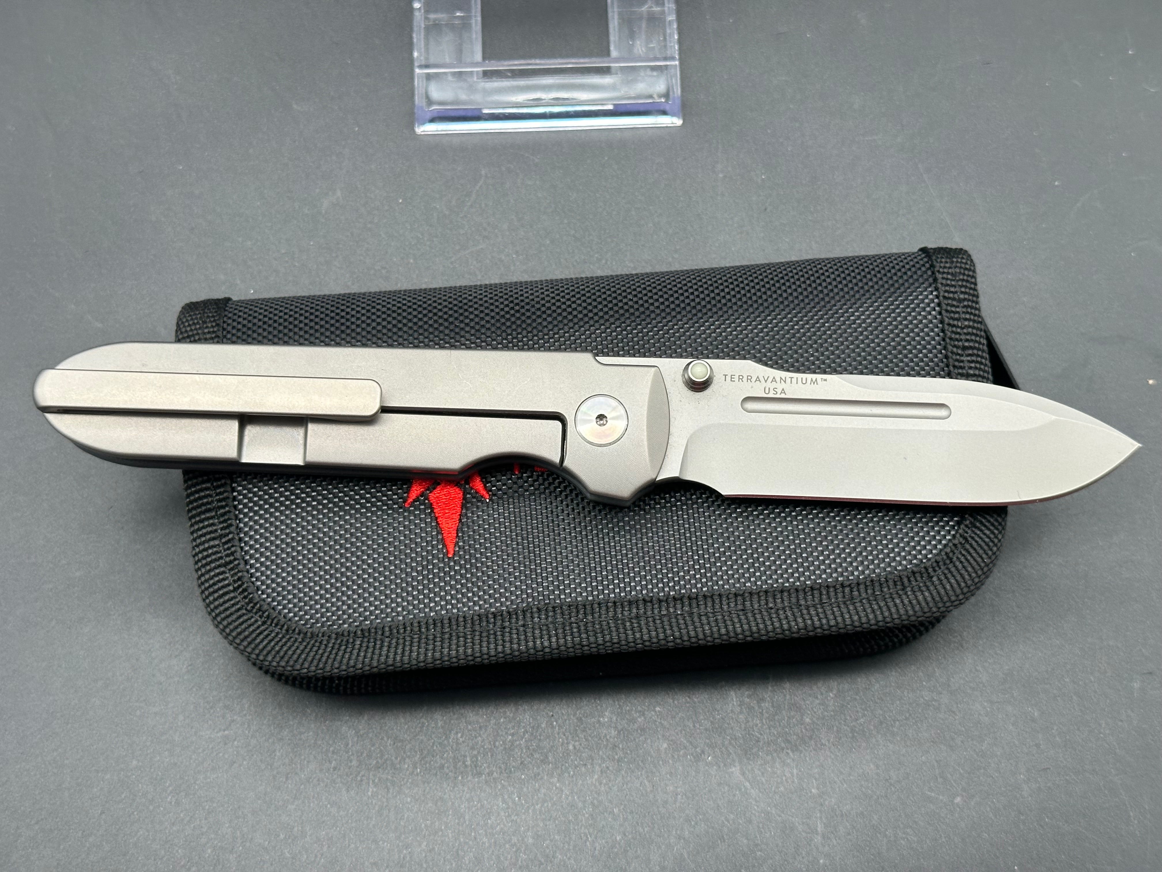 Prometheus Invictus AT Blue G10 and Titanium Terrain 365/Prometheus Design Werx - 3.5”