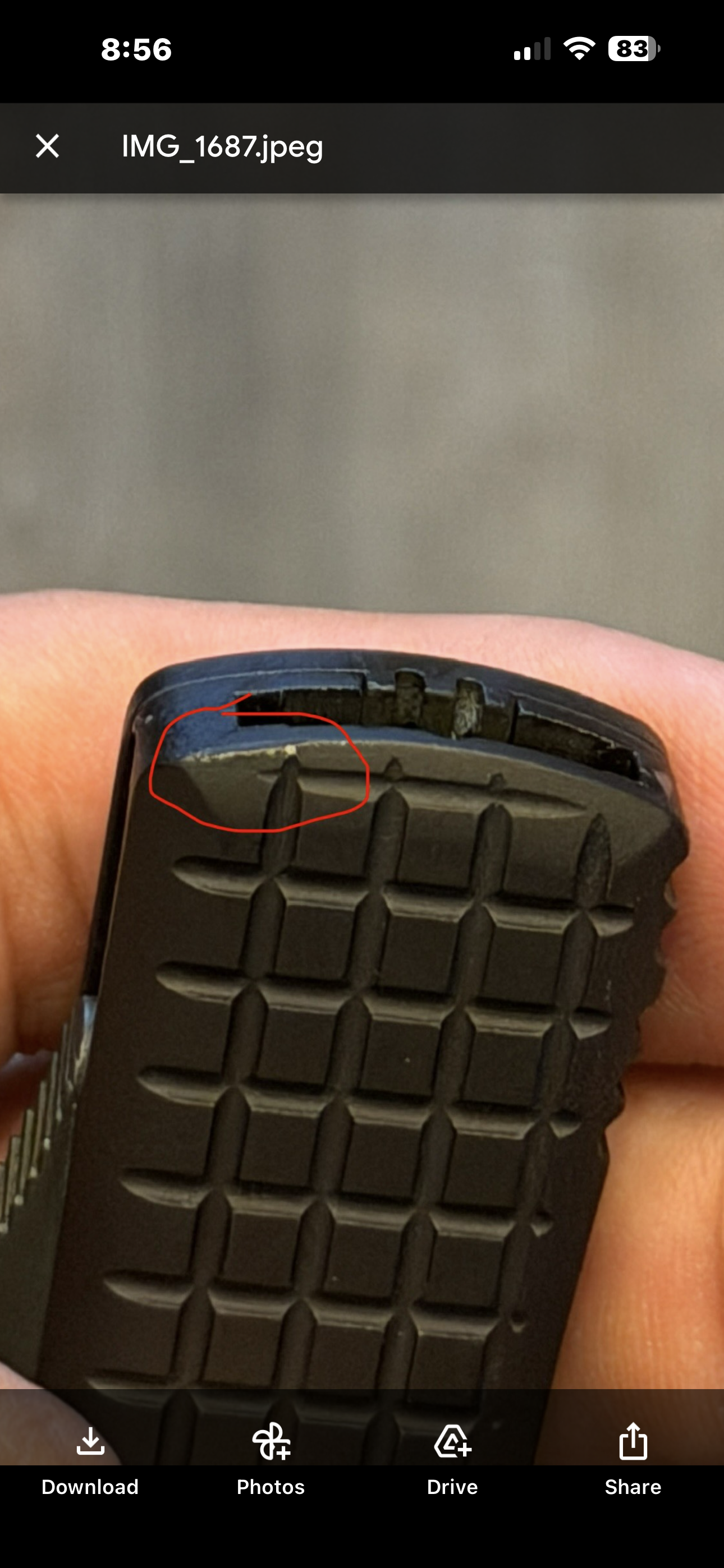 Microtech Ultratech, nickel boron internals, frag pattern