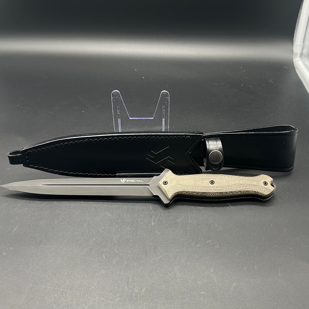 Steel Will Fervor Fixed Blade/Brown Micarta