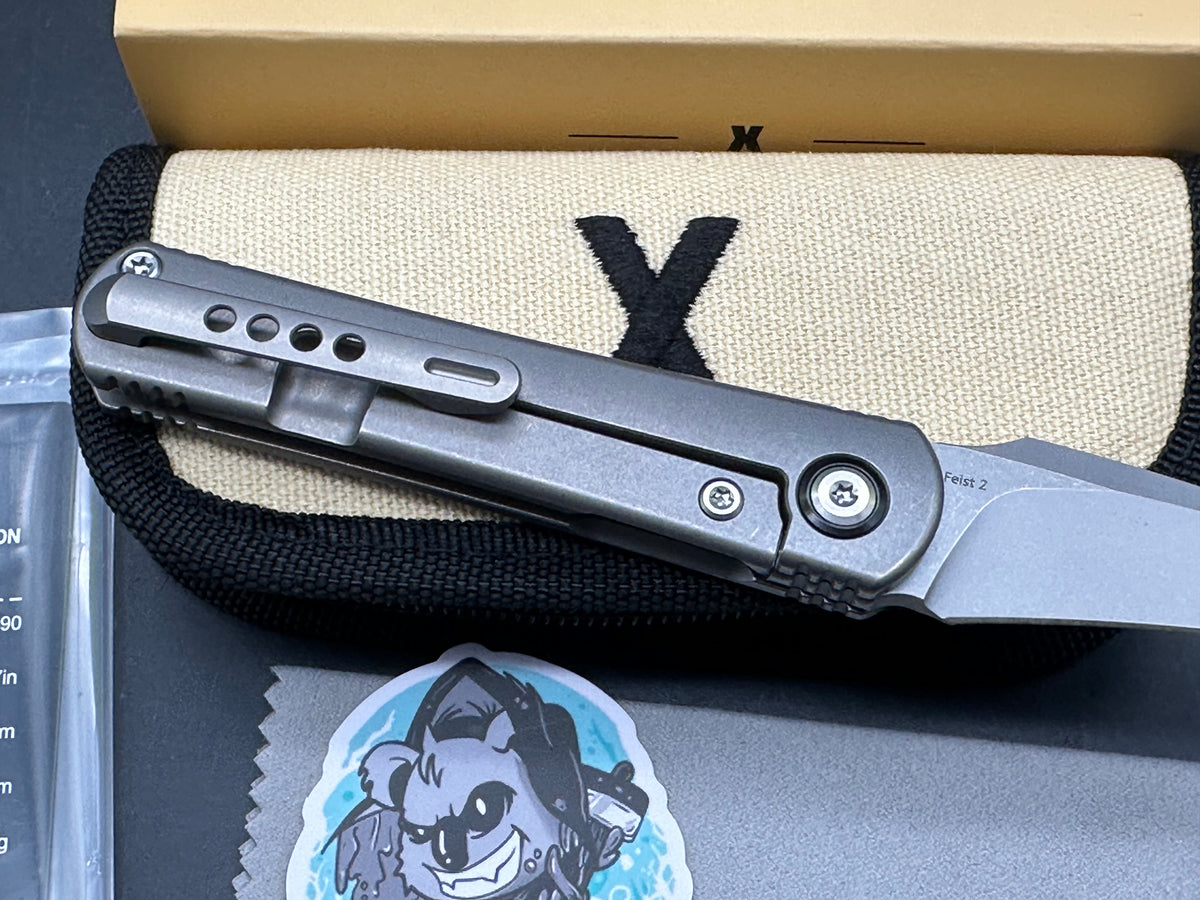Kizer Feist 2 Hawkbill 6.5' overall M390 blade