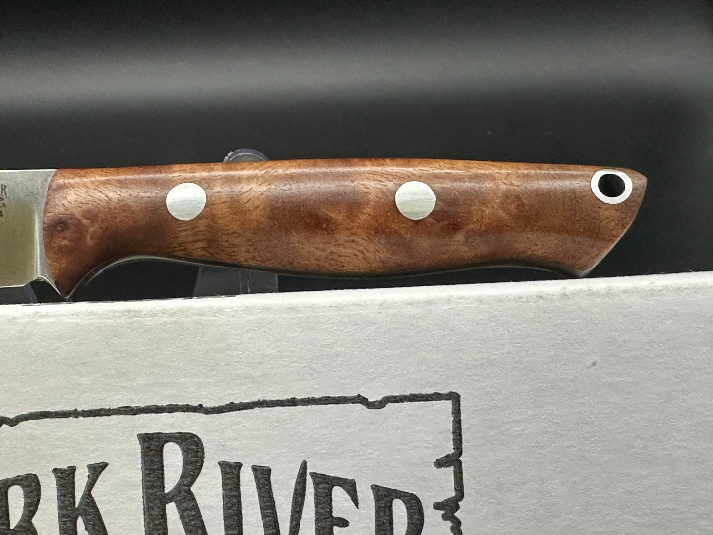 Bark River Knives, Bravo EDC, camphor burl