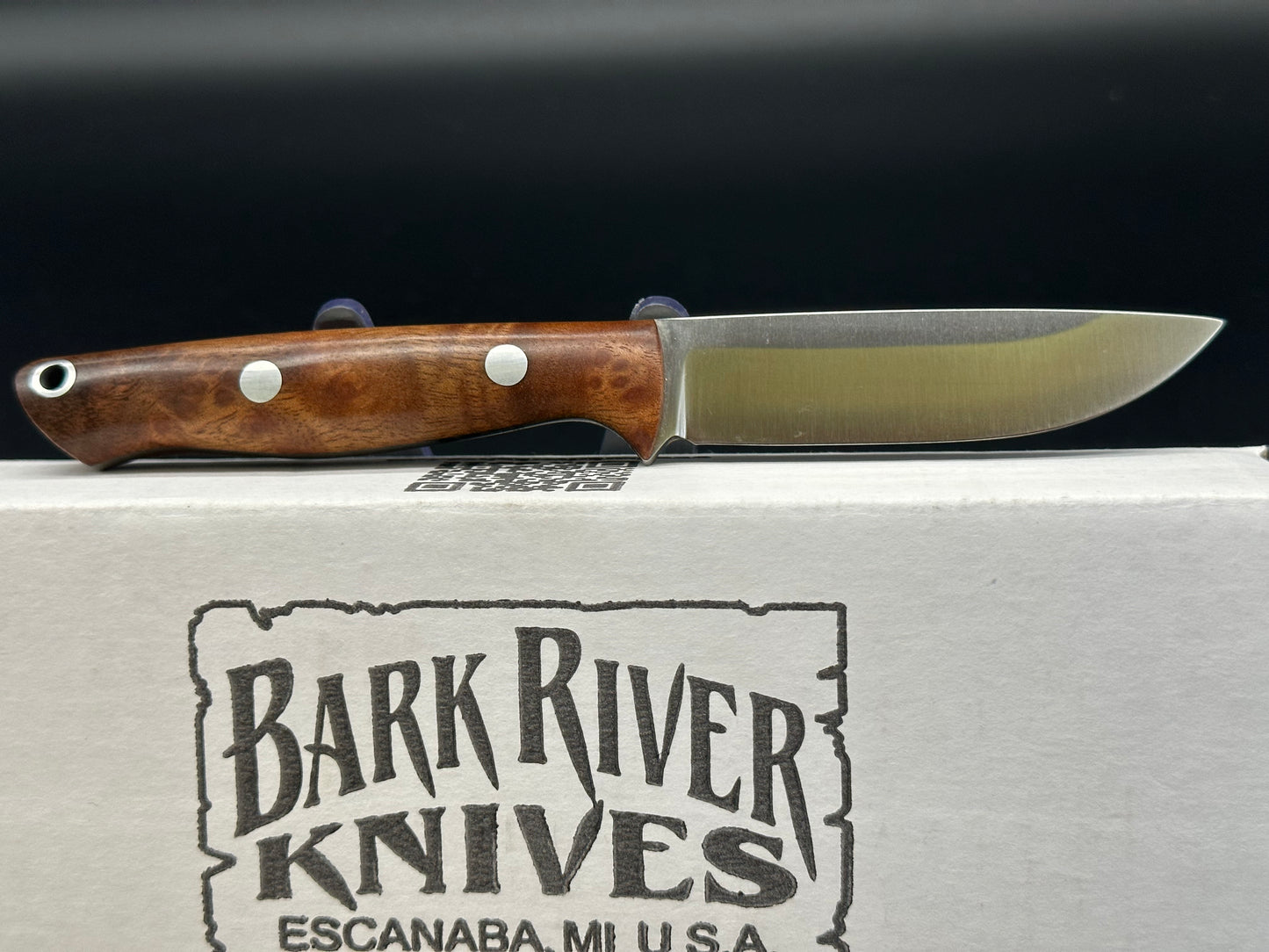 Bark River Knives, Bravo EDC, camphor burl