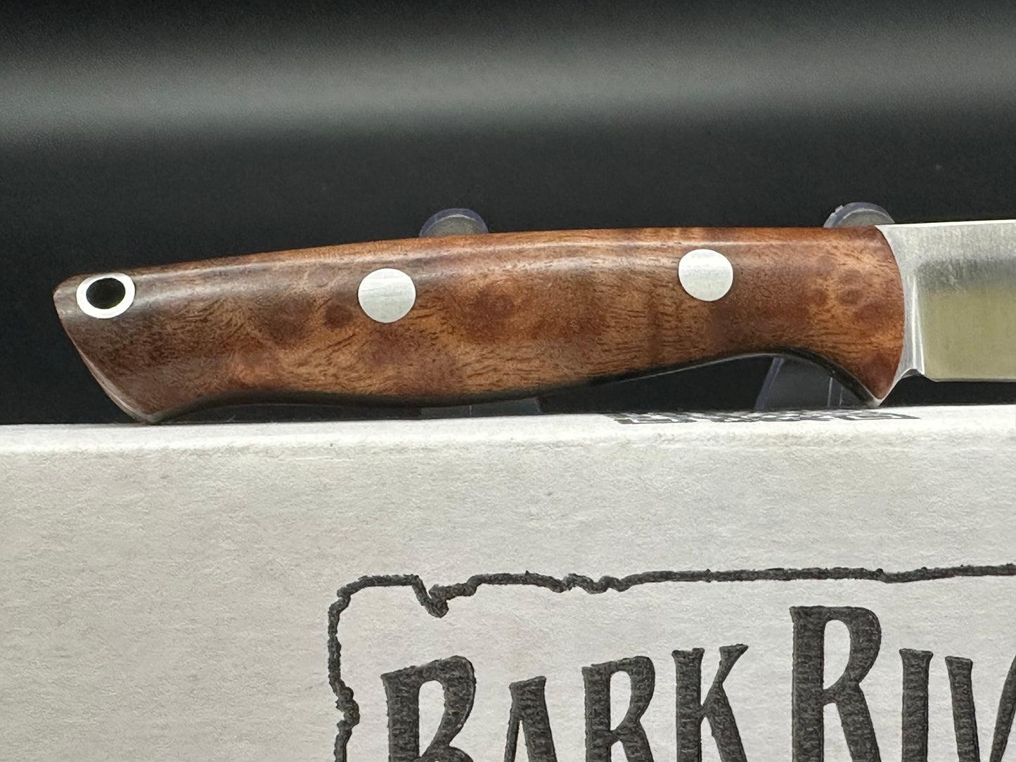 Bark River Knives, Bravo EDC, camphor burl