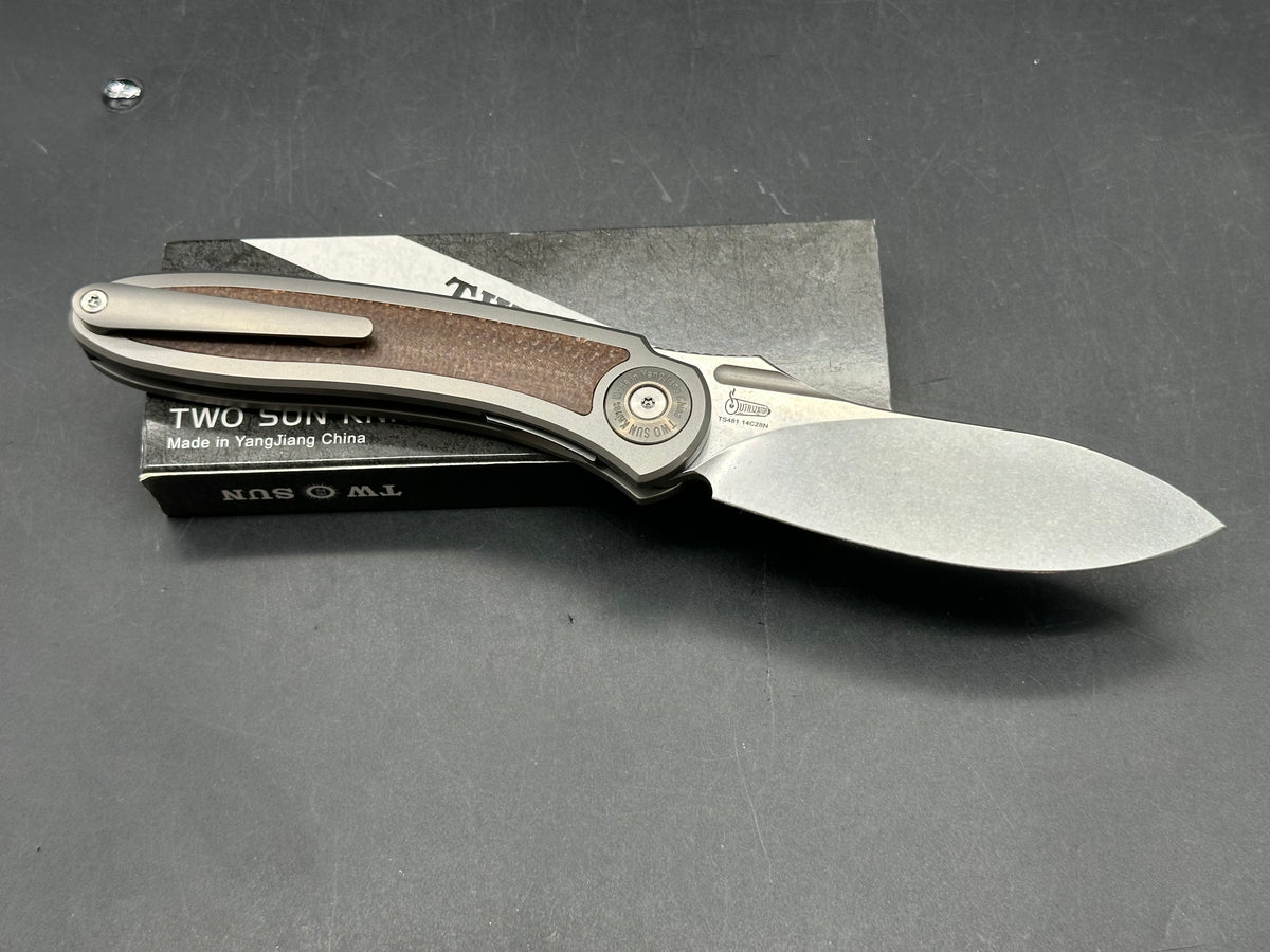 Twosun TS 481 front flipper C1428N steel 8.46' overall length
