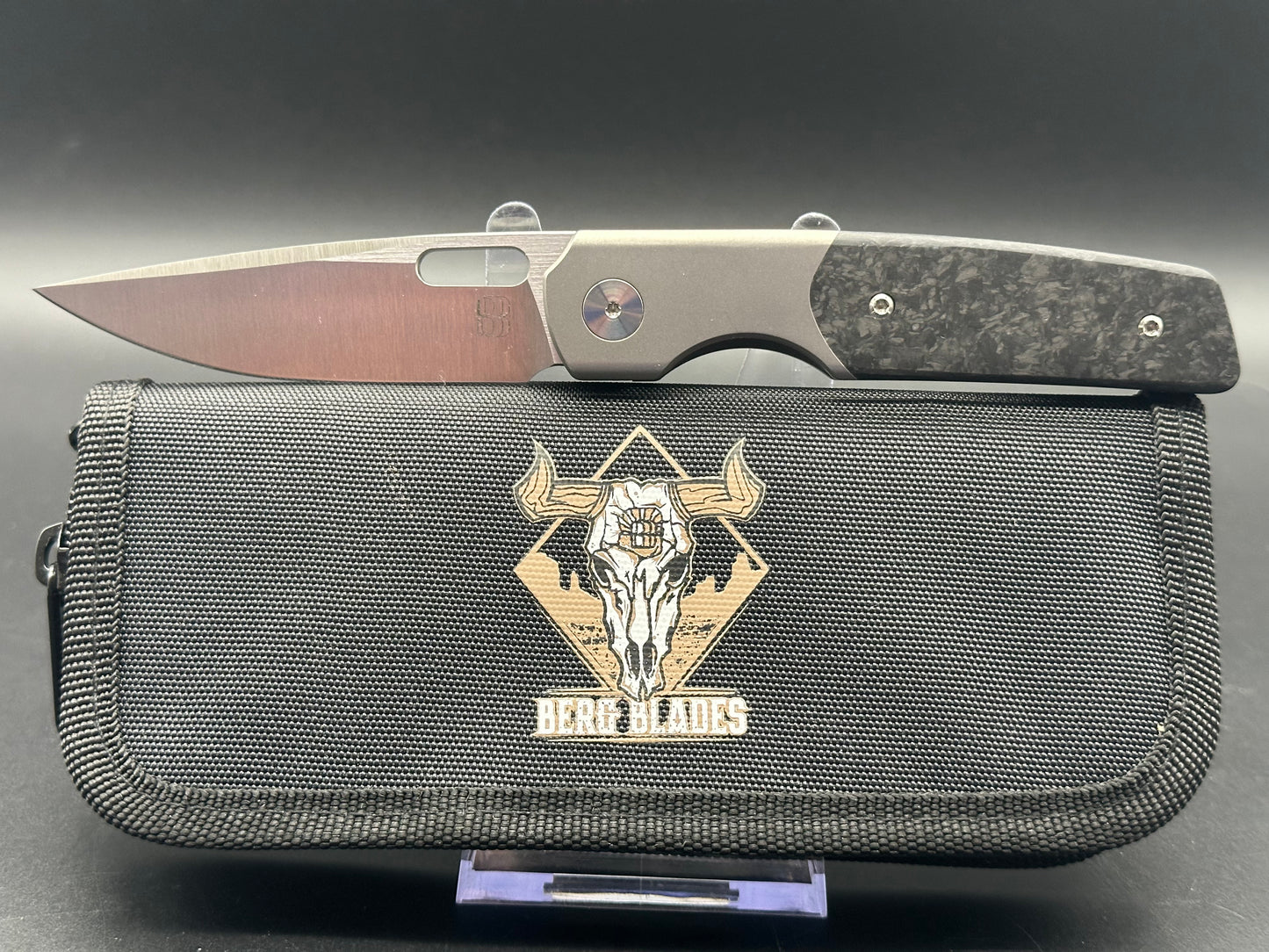 Berg Blades Sweeney Titanium/CF handle w/20CV blade