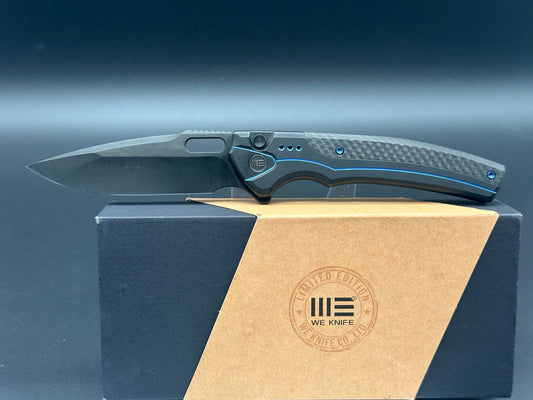 WE Knife Co. Exciton Limited Edition Knife Black Ti/CF (3.7" Black)